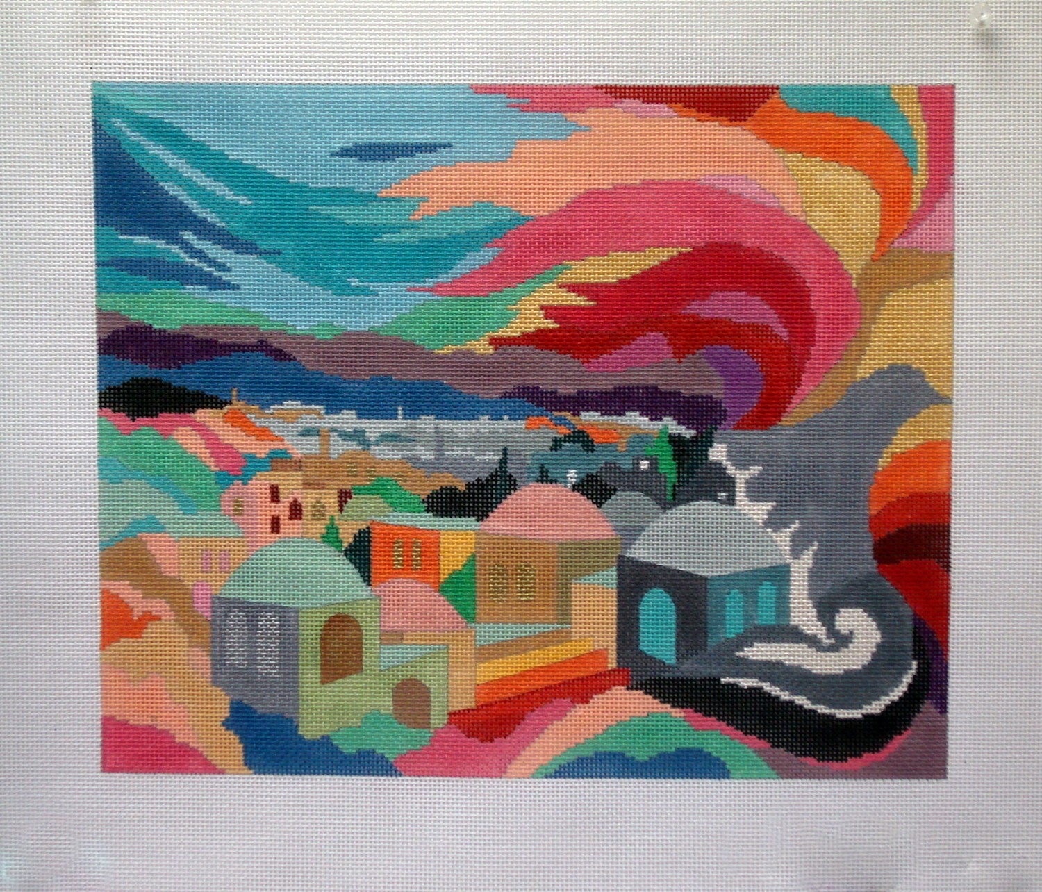 Peace and Love ll Tallis Bag Needlepoint Canvases Needelpoint Alley