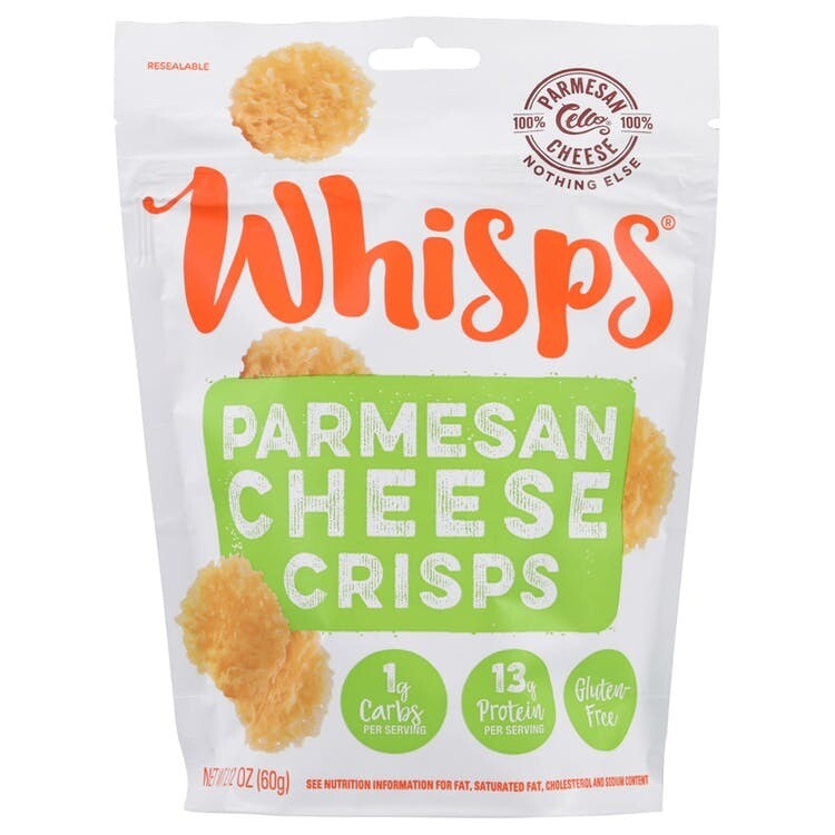 Whisps Cheese Crisps Parmesan Keto Friendly