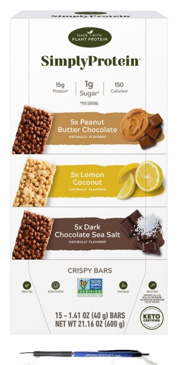 Simply Protein Crispy Bars Variety 15 Pack