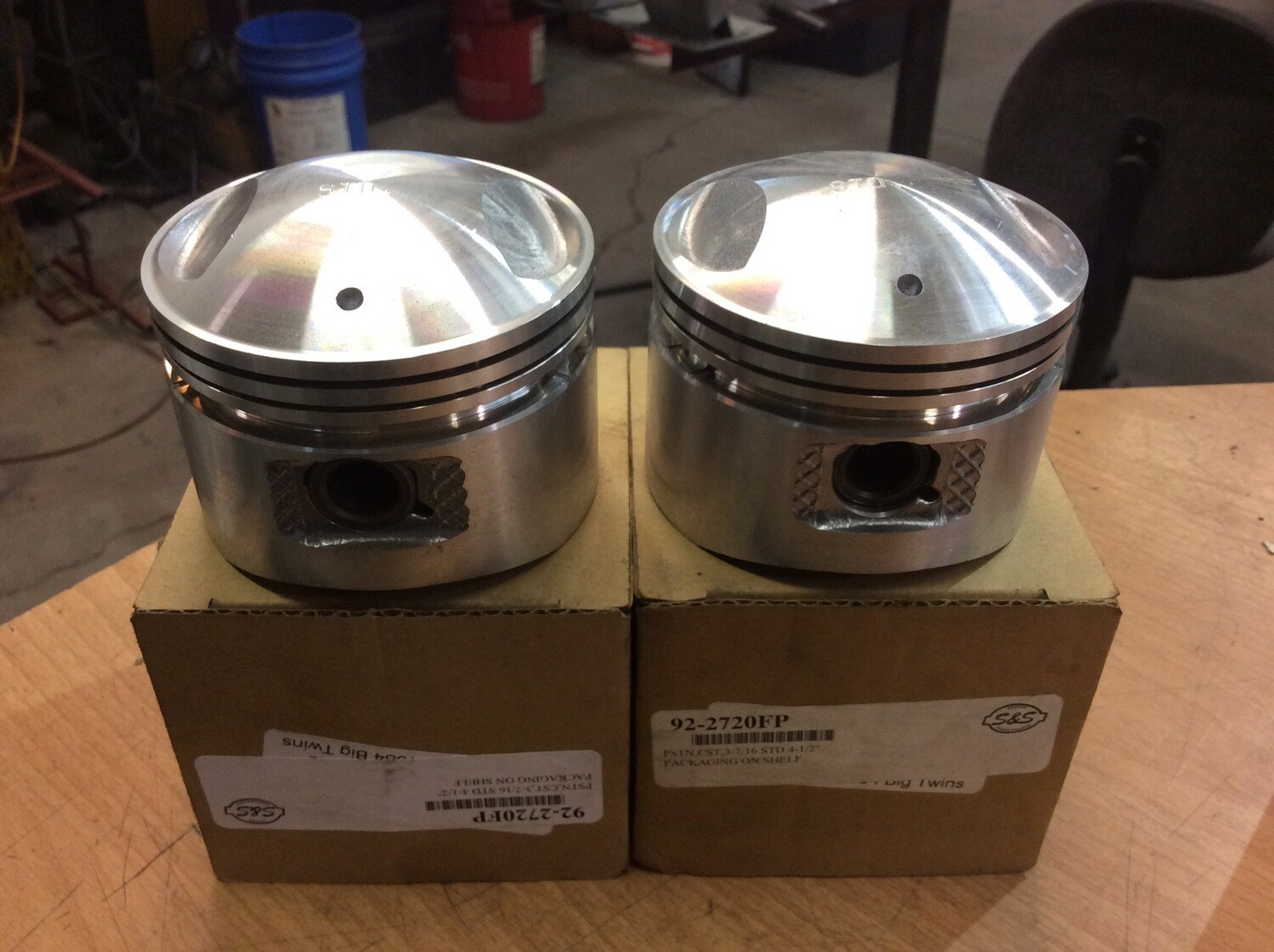 S&S Cycle 3.4375in. Piston Set Standard 3684 BT 922720 & 37/16in