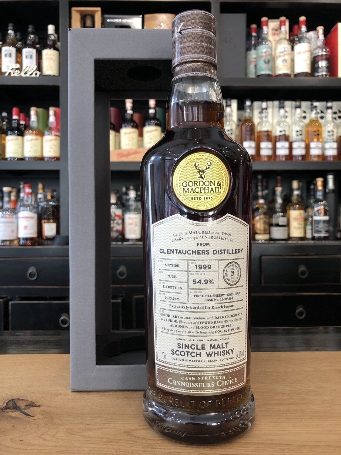 Glentauchers 21 Jahre 1999/2021 mit 0,7l und 54,9