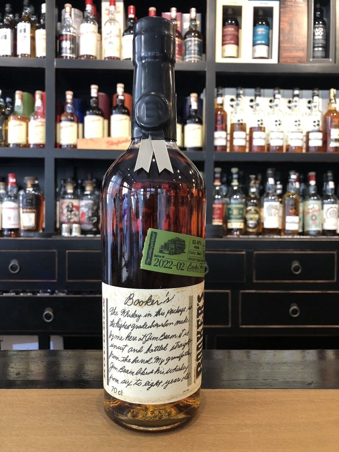 Bookers Bourbon 7 Jahre 1Monate mit 0,7L und 62,4 American Whiskey