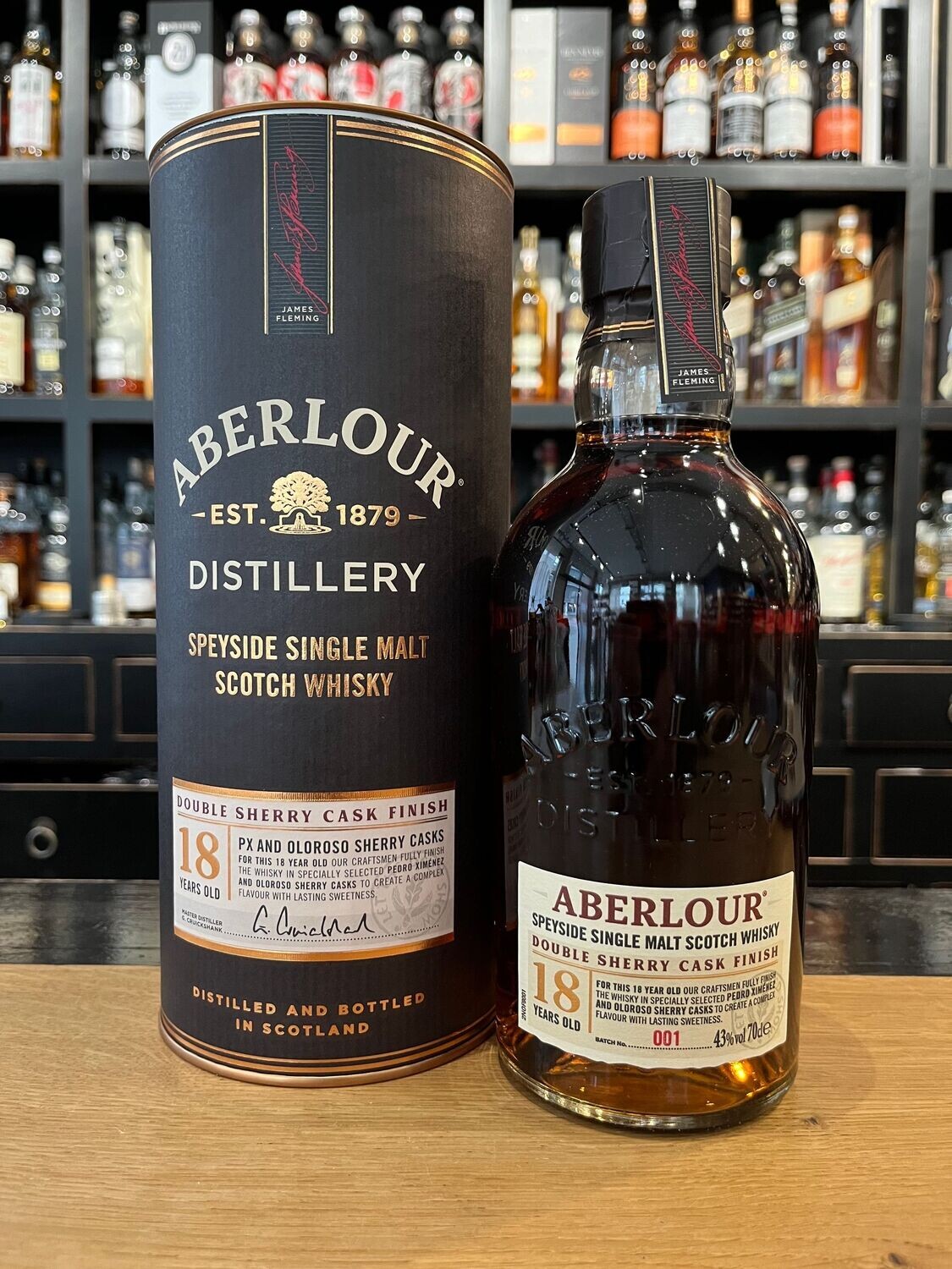 Aberlour 18 Jahre Double Sherry Cask mit 0,7 und 43