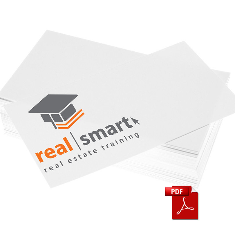 Real Estate Flash Cards PDF Format