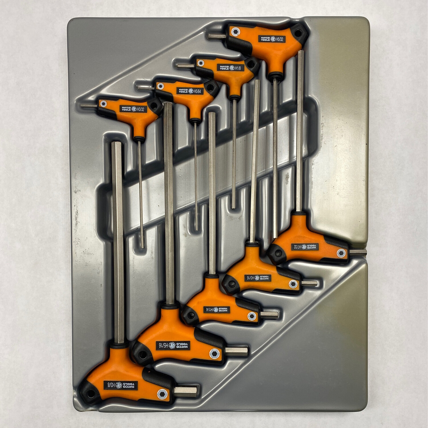 Matco 9pc SAE THandle Hex Key Set, STX9 Shop Tool Swapper