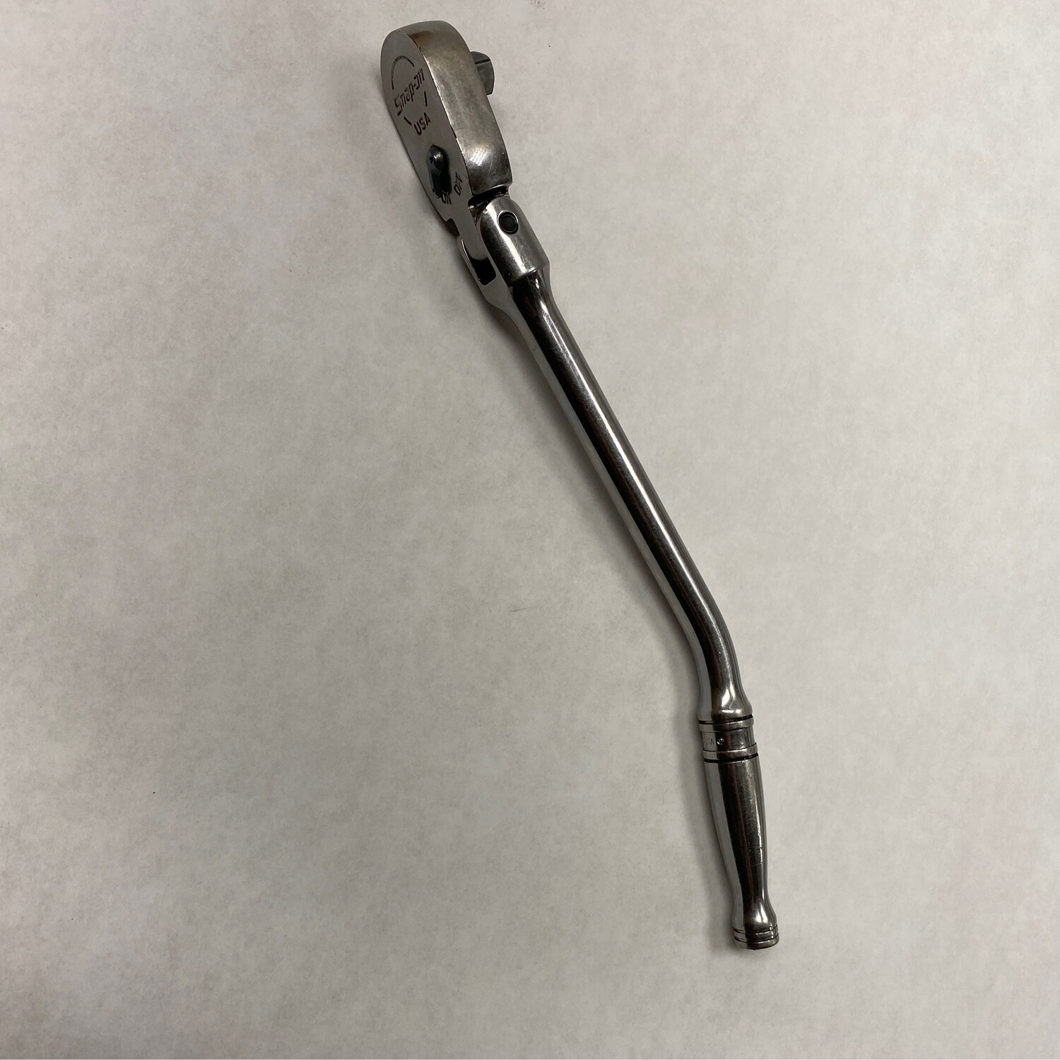 Snap On 3/8” Flex Head Bent Handle Ratchet, FBF80 Shop Tool Swapper