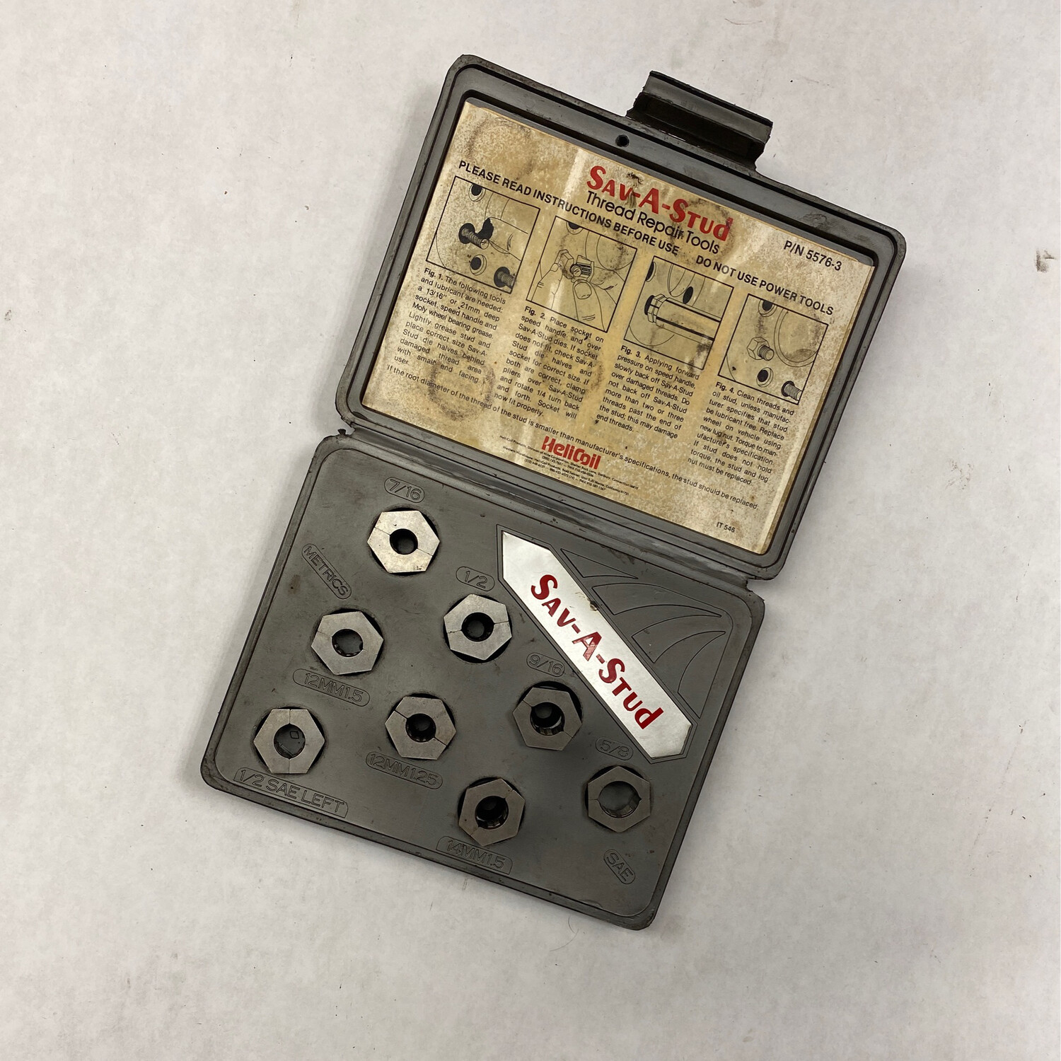 HeliCoil 55763 SavAStud Thread Repair Set SAE and METRIC, 55763