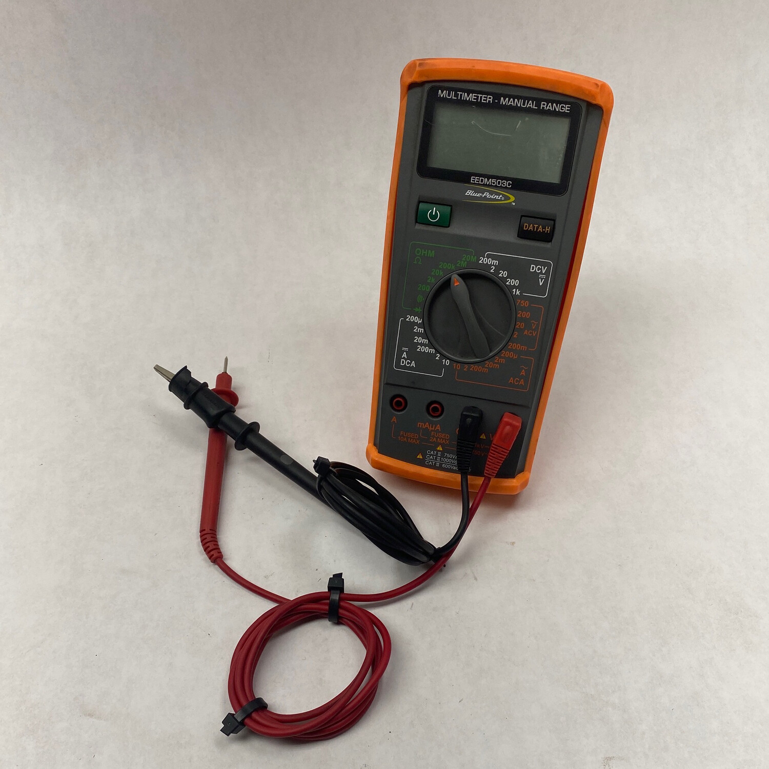 BluePoint Auto Ranging Digital Multimeter, EEDM503B Shop Tool Swapper