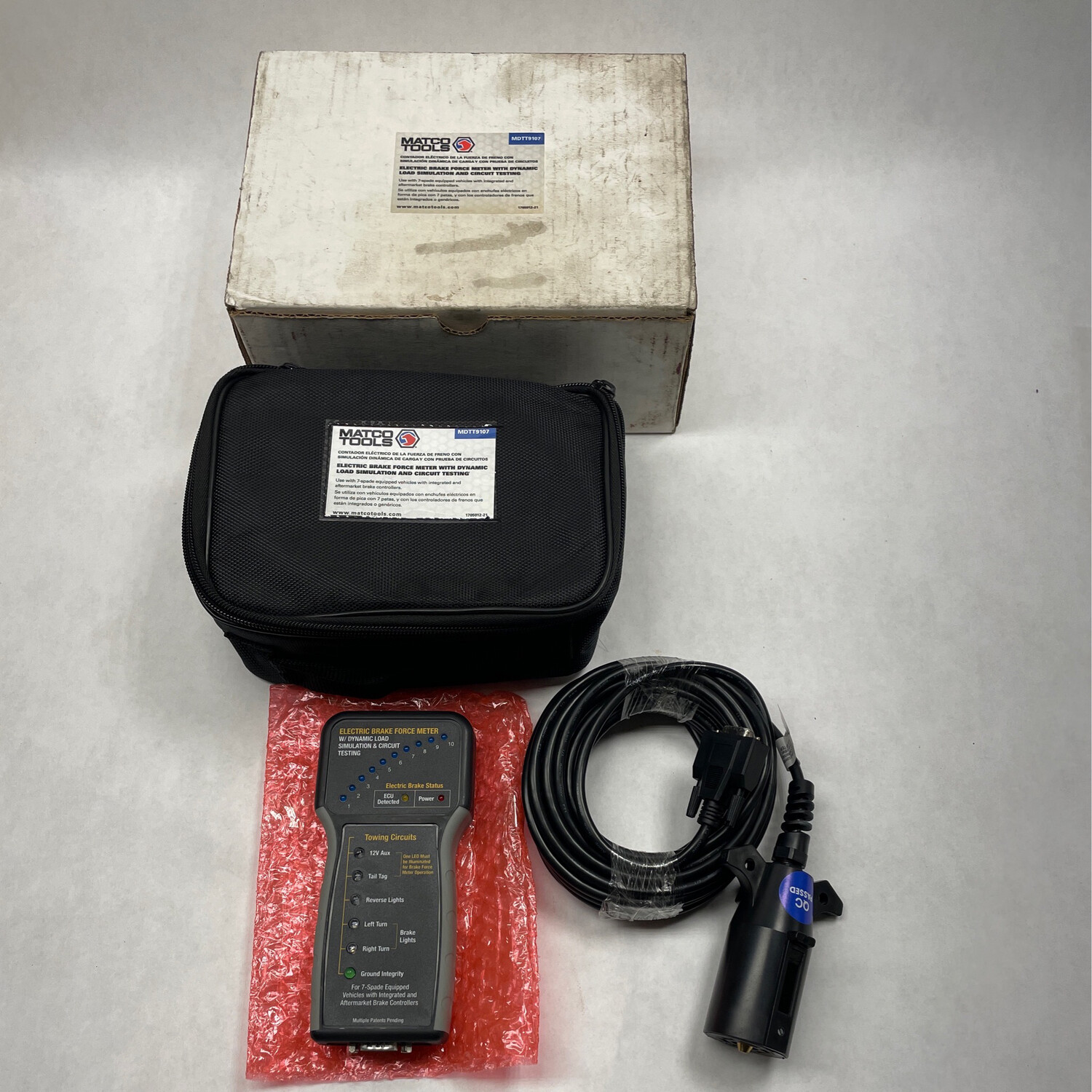 NEW Matco Electric Brake Force Meter w/Dynamic Load Simulation and