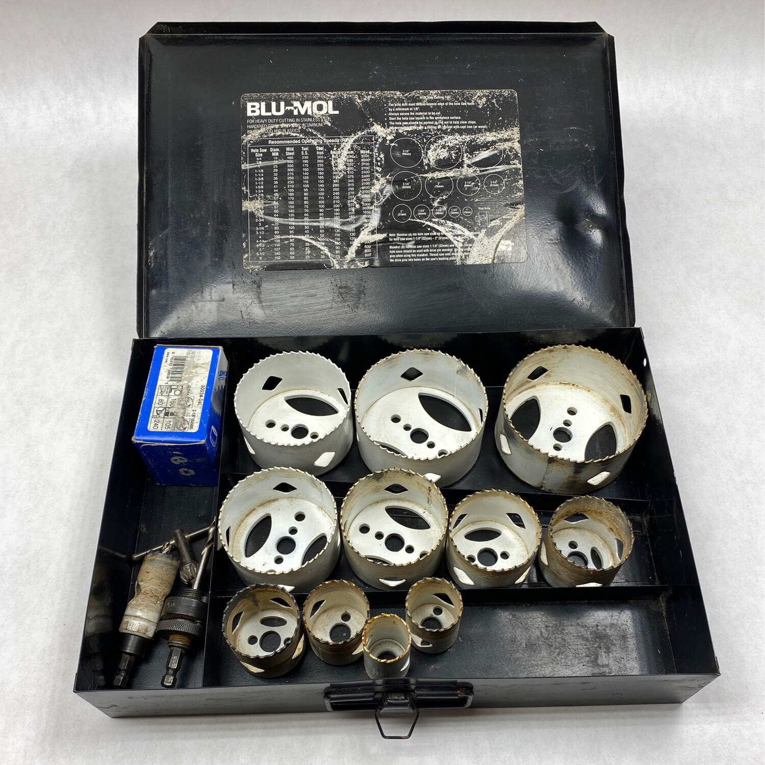 Blue Mol 14 Piece Hole Saw Set Shop Tool Swapper