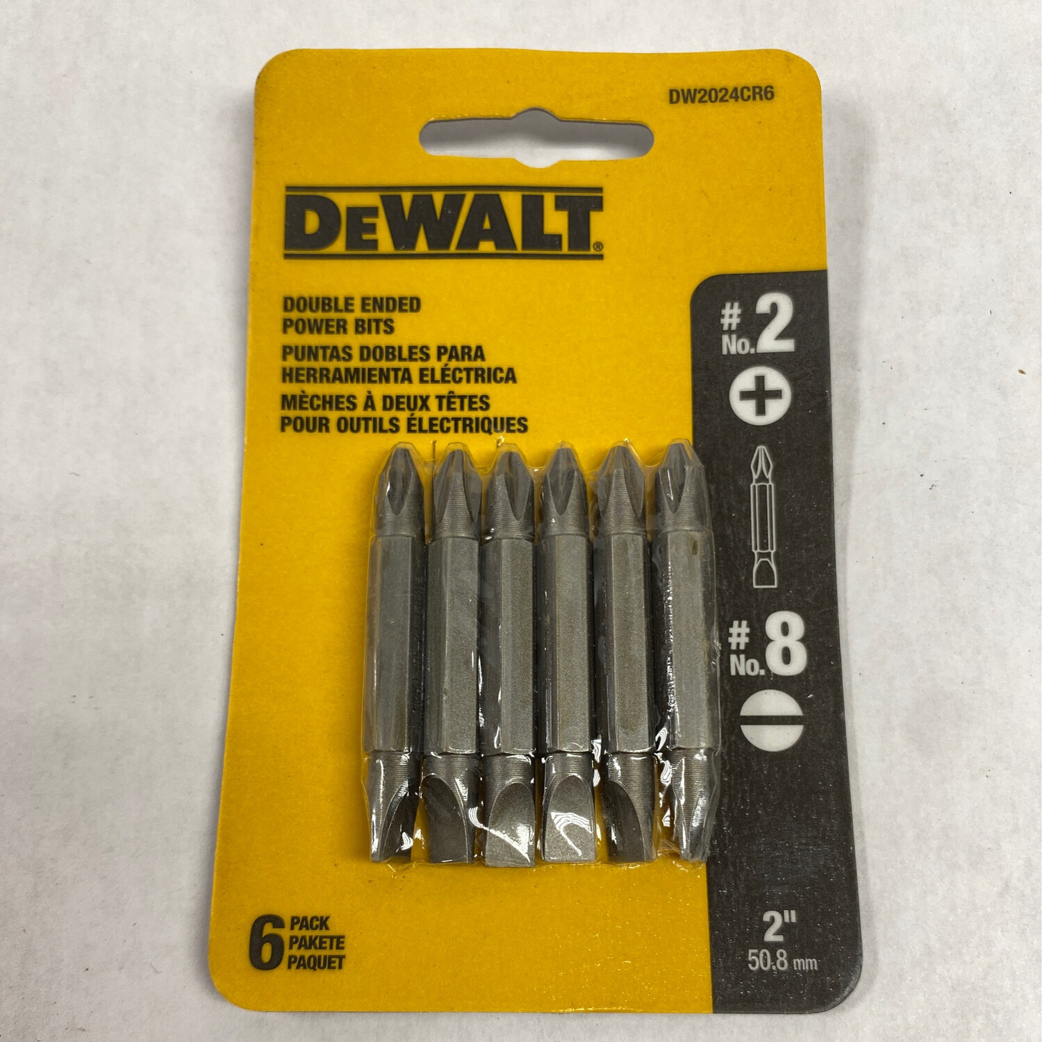 DeWalt Double Ended Power Bits (6 Pack) DW2024CR6 Shop Tool Swapper