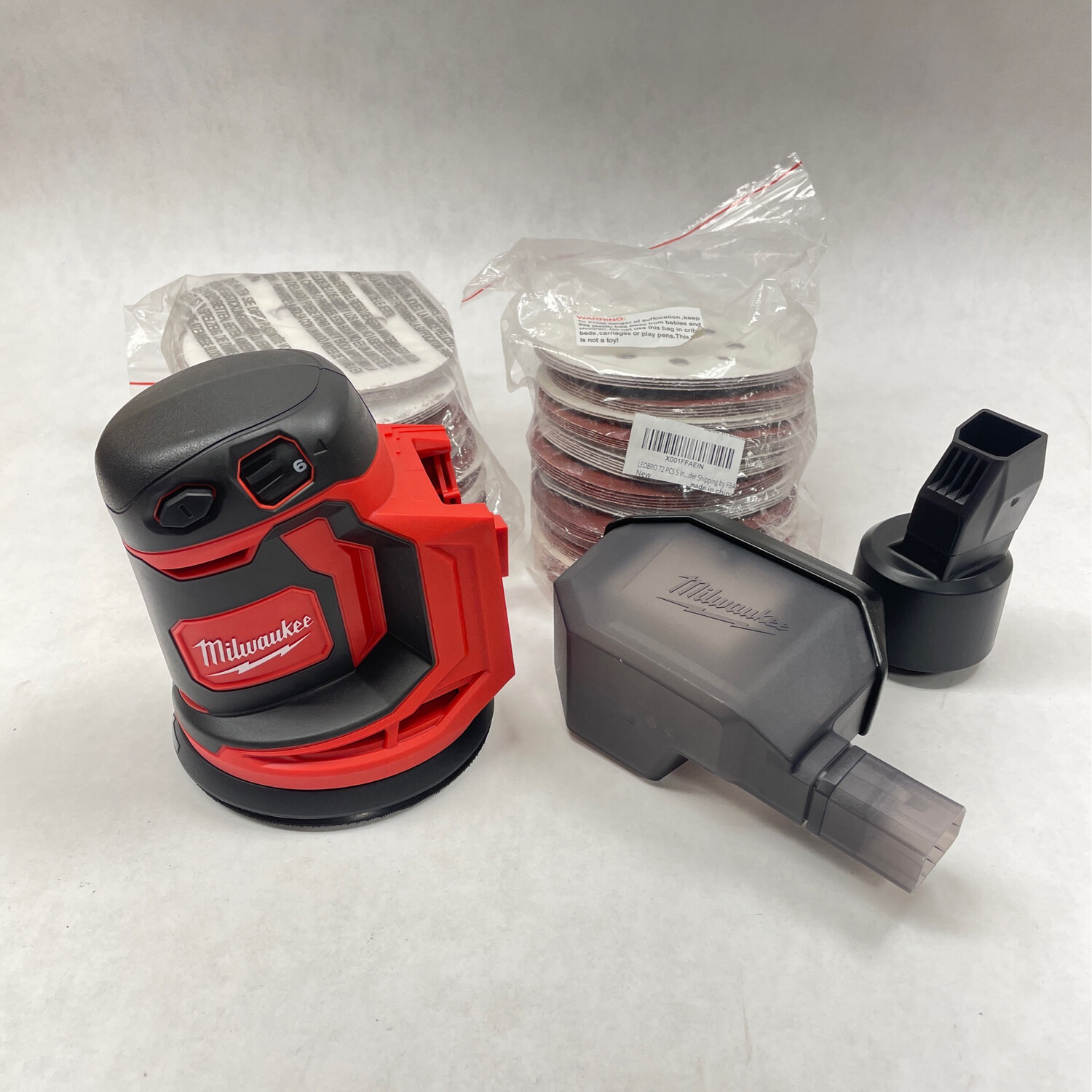 New Milwaukee M18 Palm Sander Kit Shop Tool Swapper