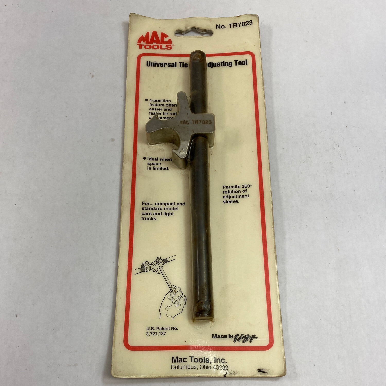 Mac Tools Universal Tie Rod Adjusting Tool, TR7023 Shop Tool Swapper
