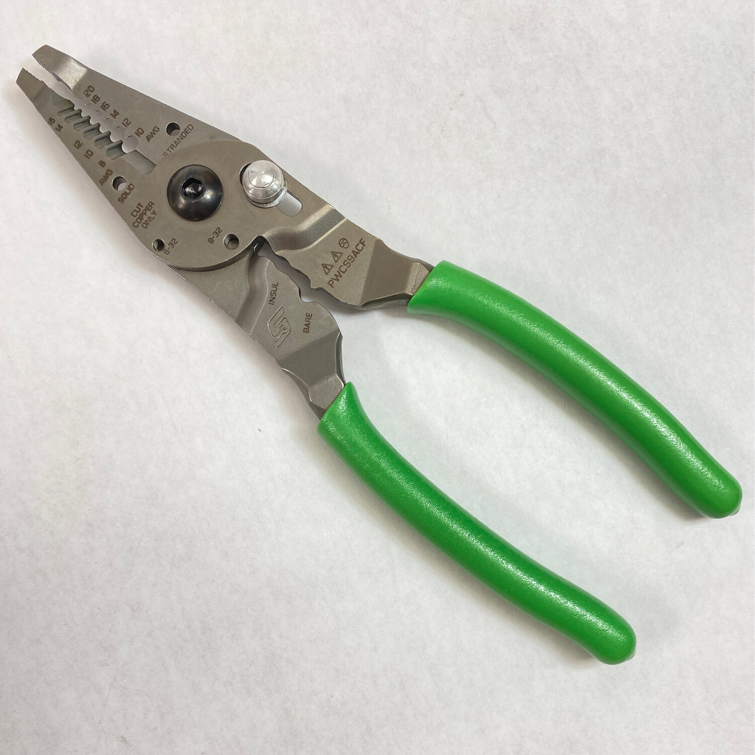 Snap On 9" Wire Stripper/ Cutter/ Crimper/ Bolt Cutter, PWCS9ACF Shop Tool Swapper