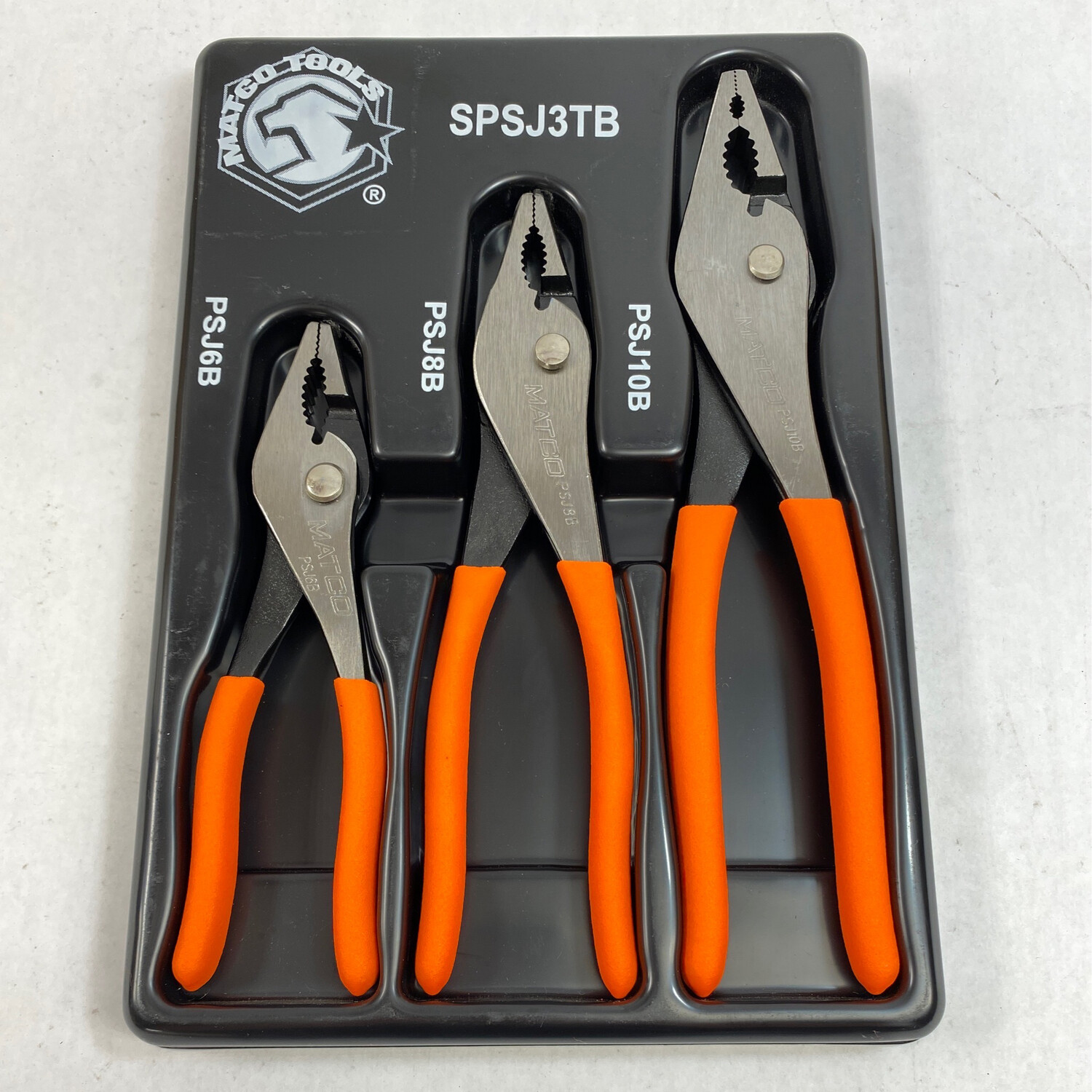 Matco Tools 3 Pc. Slip Joint Plier Set, SPSJ3TB Shop Tool Swapper