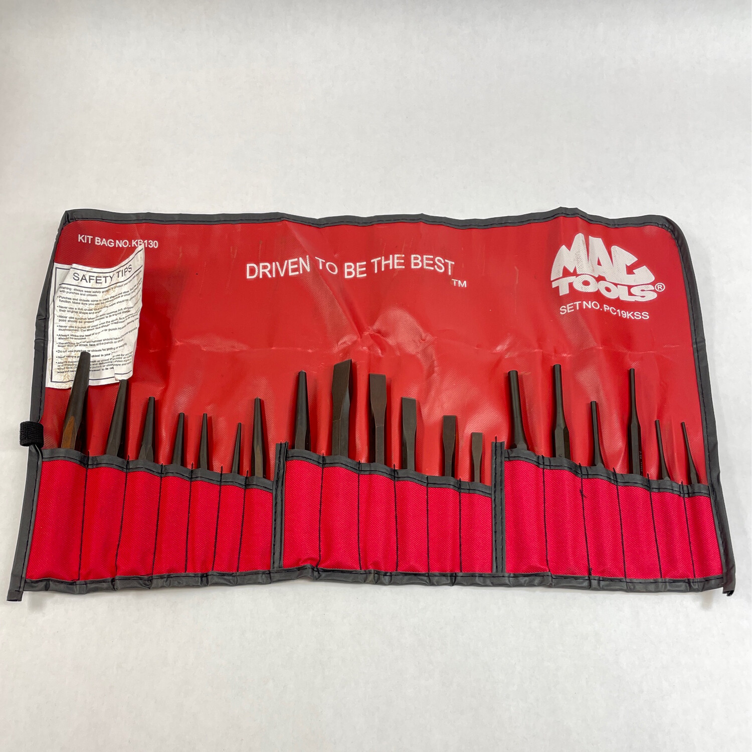 Mac Tools 19 Pc. Punch And Chisel Set, PC19KSS Shop Tool Swapper