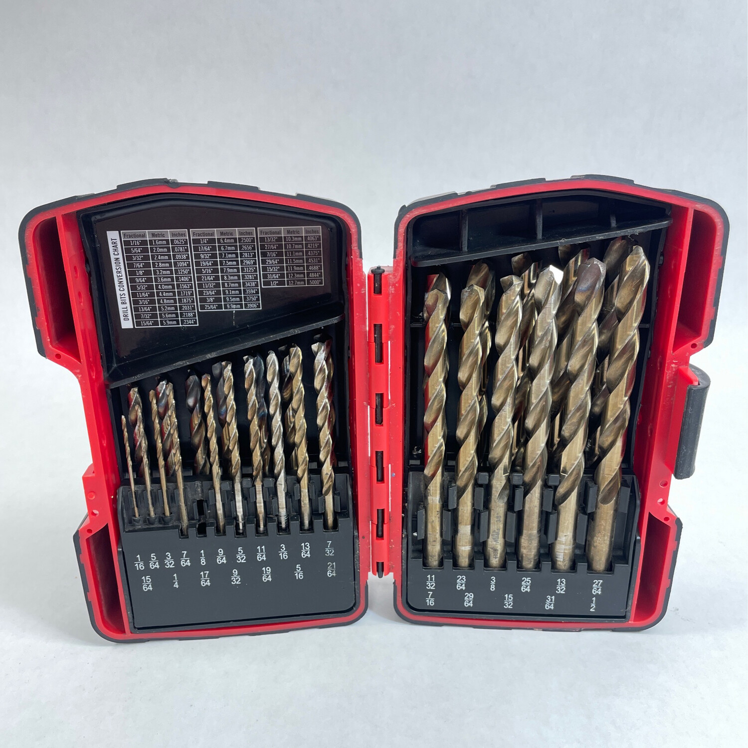 Mac Tools 29 Pc. Cobalt Grade Drill Bit Set, Advanced Helical Flute Set