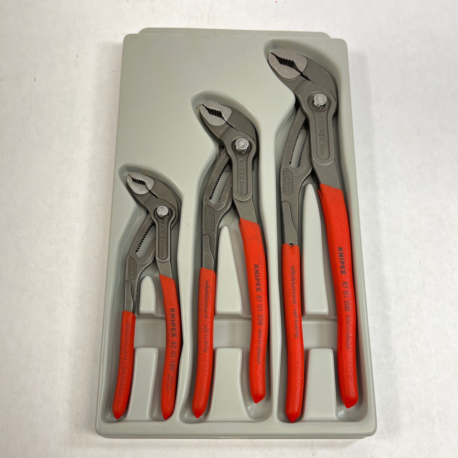 Knipex Cobra 3 Pc. Pliers Wrench Set, 00 20 06 Shop Tool Swapper