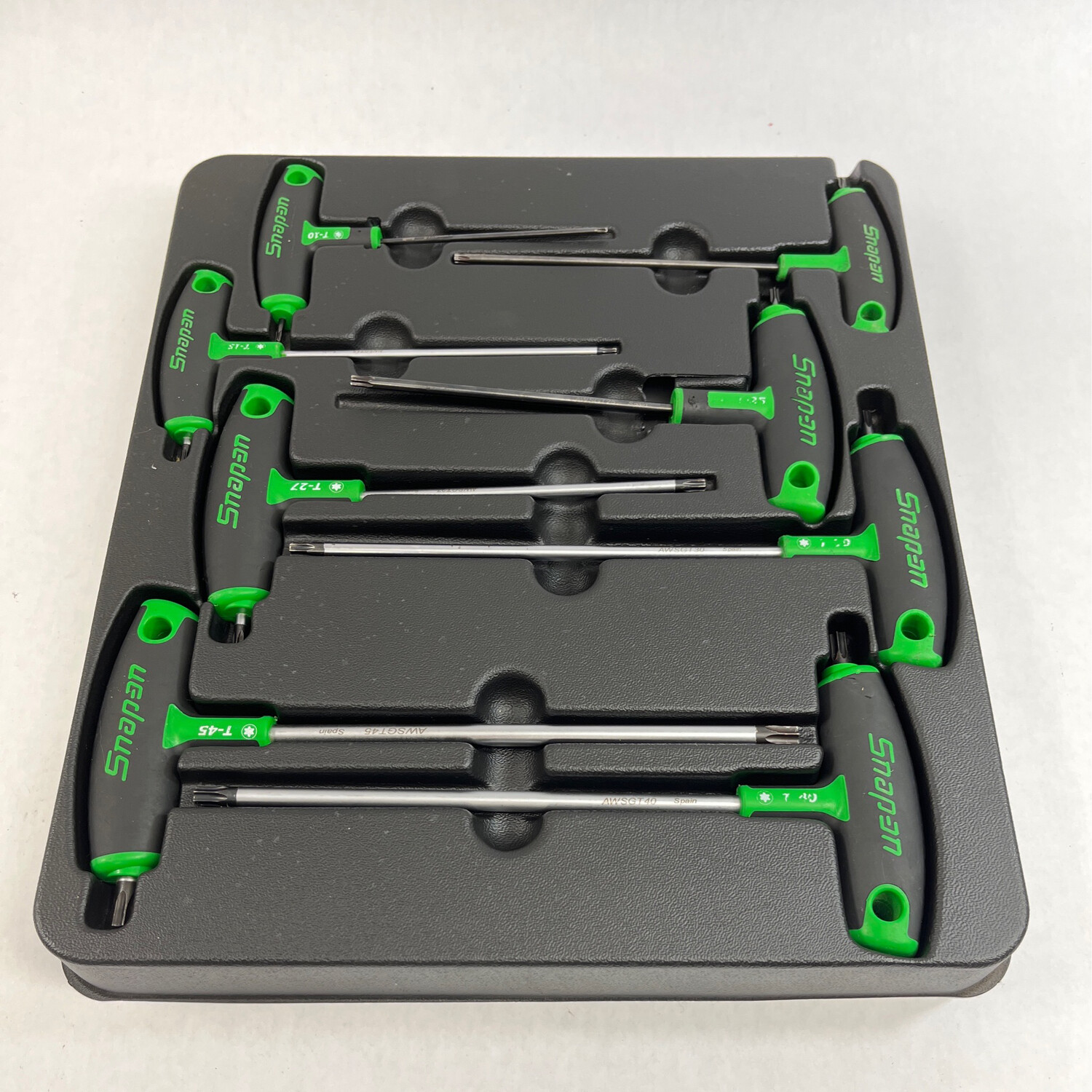 Snap On 8 Pc. Torx LShaped/ TShaped Combination Wrench Set (T10T45