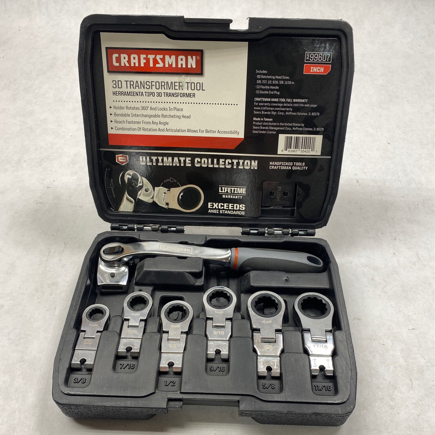 Craftsman 3D Transformer Tool(SAE), 99607 Shop Tool Swapper