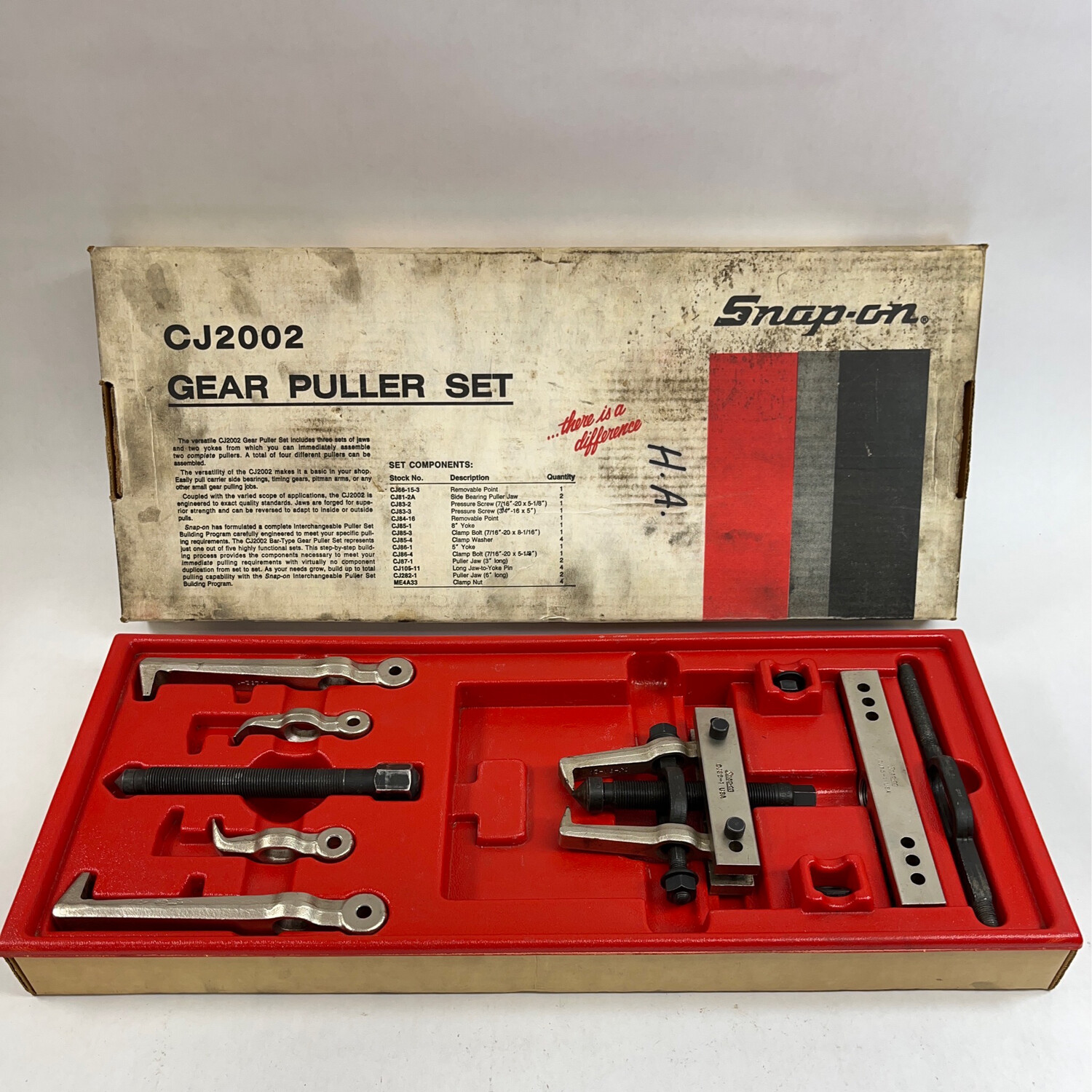 Snap On Gear Puller Set, CJ2002 Shop Tool Swapper