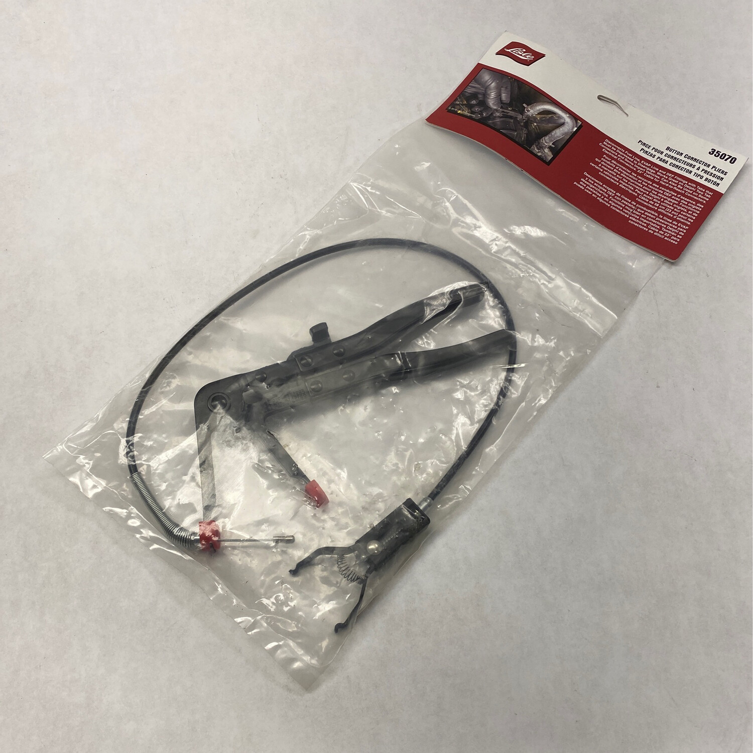 thumbnail image 2 of 80 Degree Push Pin Pliers - Lisle 42070 | FCP Euro 2 of 9