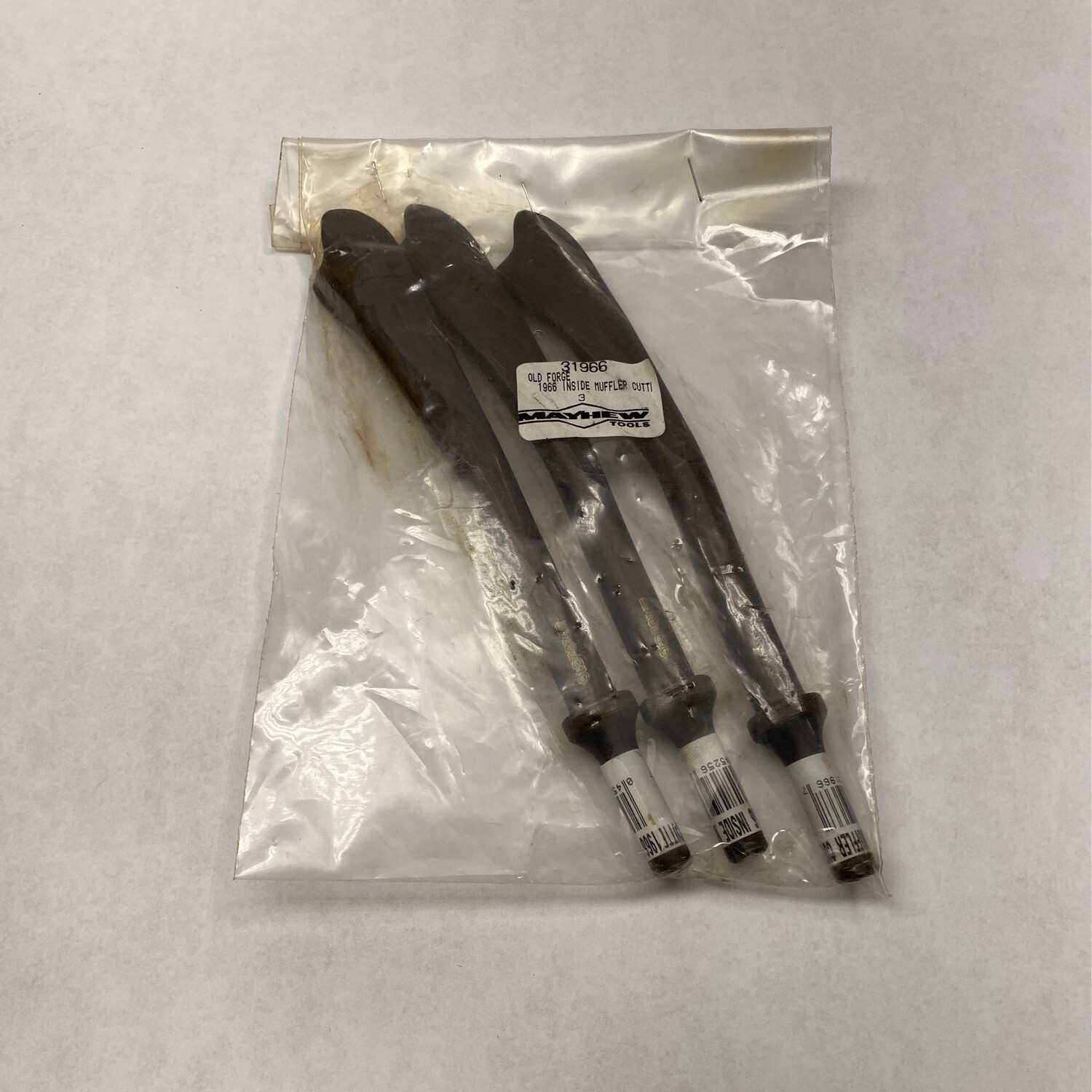 Mayhew Old 3 Pc. Inside Muffler Cutter Bit For Air Hammer, 31966
