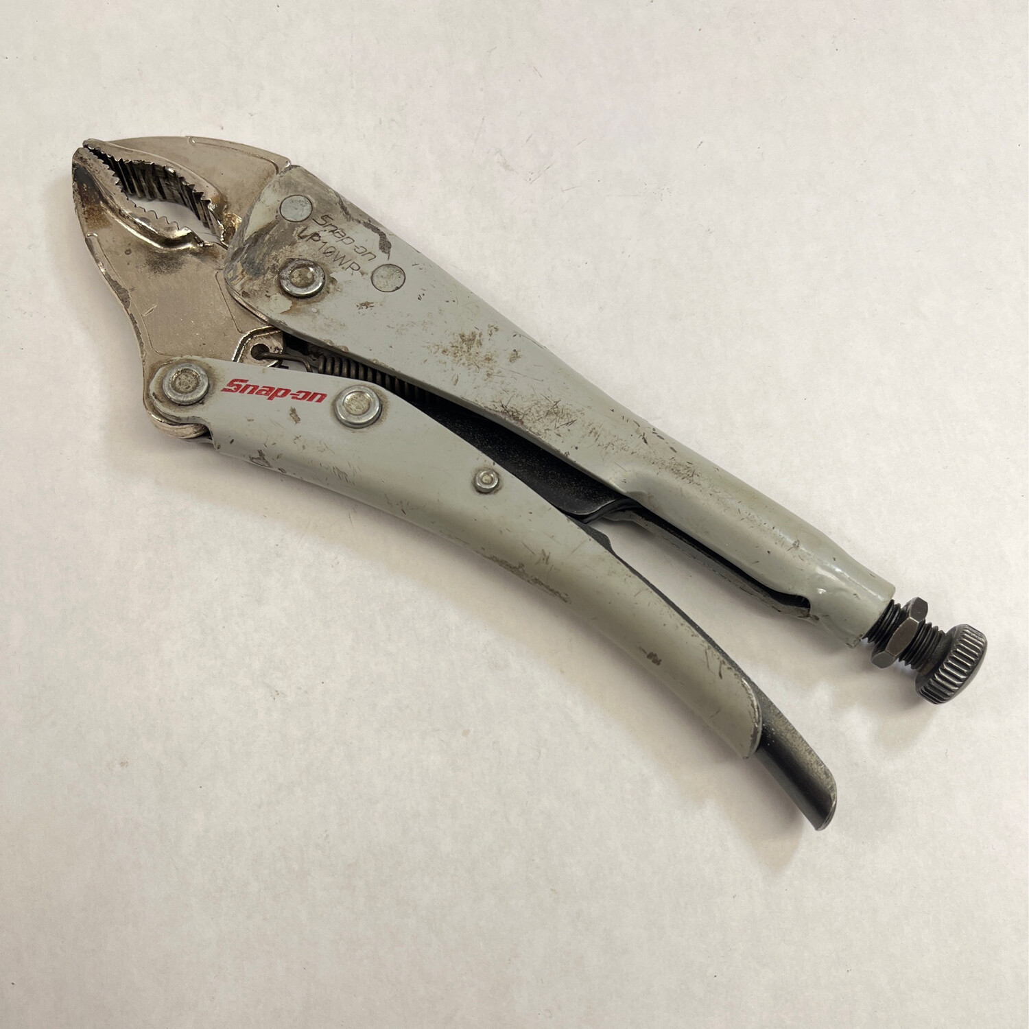 Snap-On LP5WR 5 Inch Curved Jaw Locking Pliers With Wire Cutter - Made In Spain