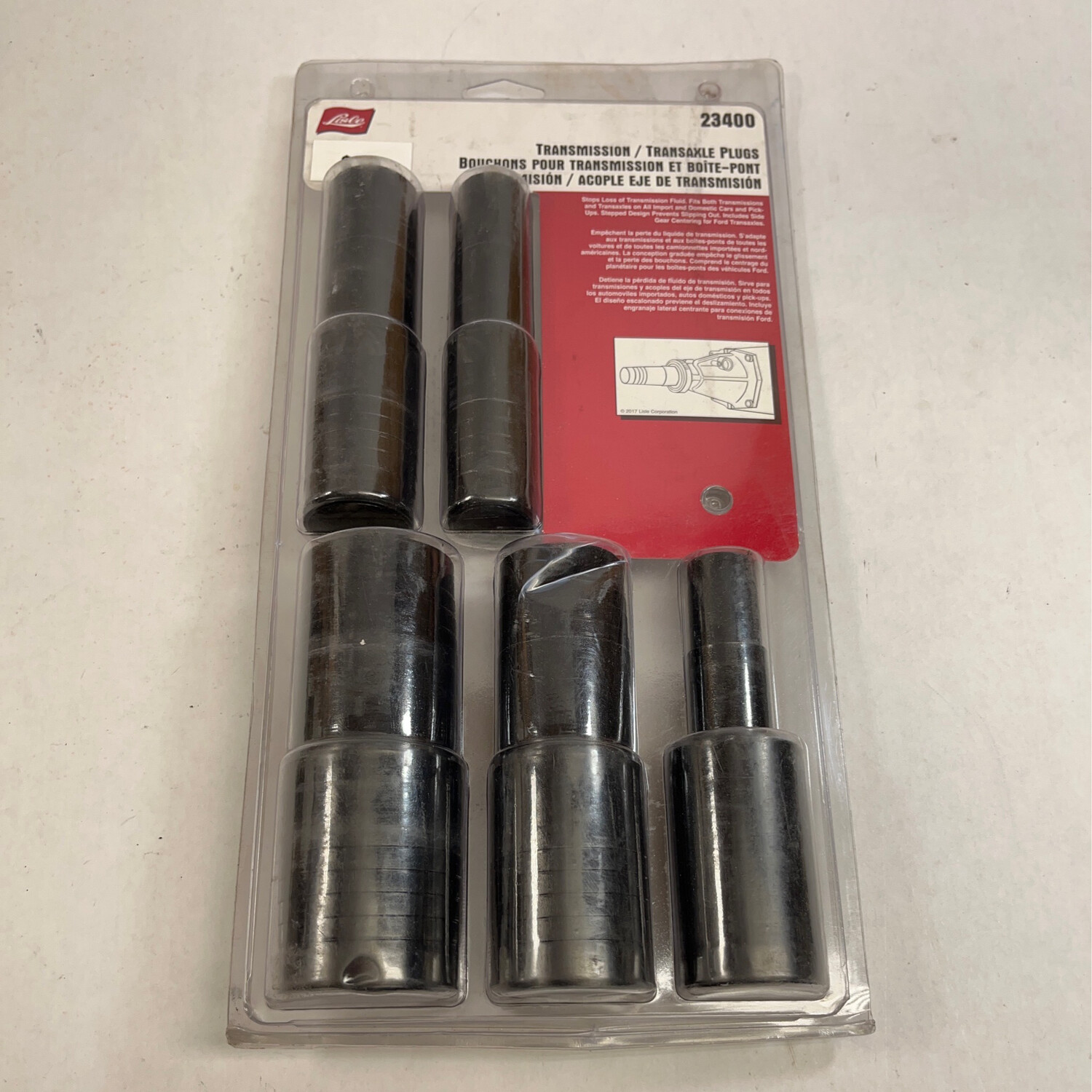 OEMTOOLS 24490 5-Piece Transmission/Transaxle Plug Set | Stepped Plugs 1\" To 2.18\" For Leak-Proof Sealing