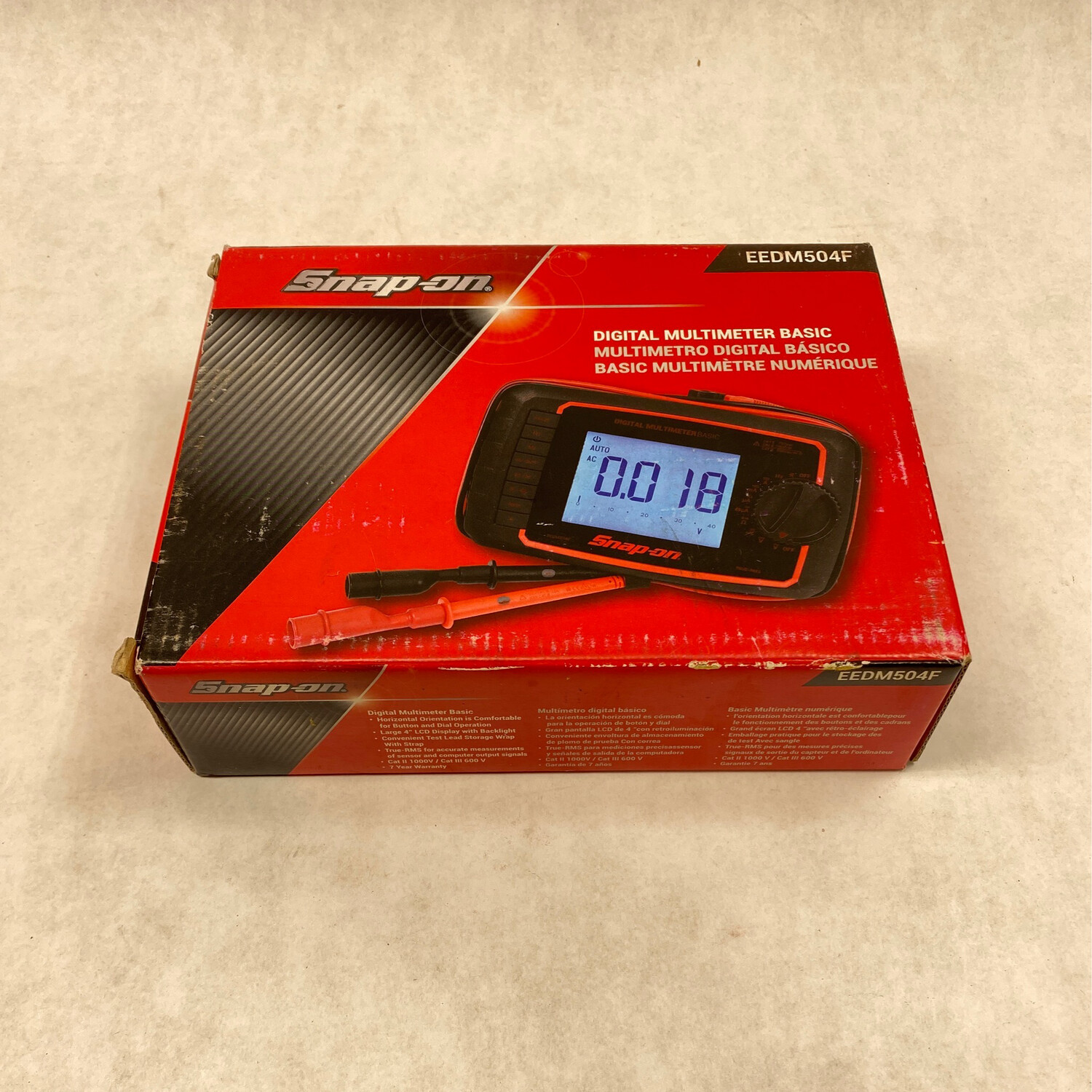 Snap On Digital Multimeter Basic, EEDM504F Shop Tool Swapper