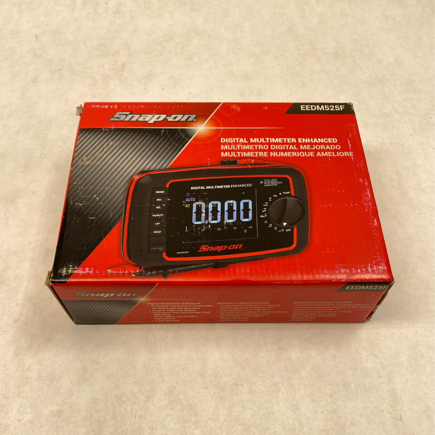 Snap On Digital Multimeter Enhanced, EEDM524F Shop Tool Swapper