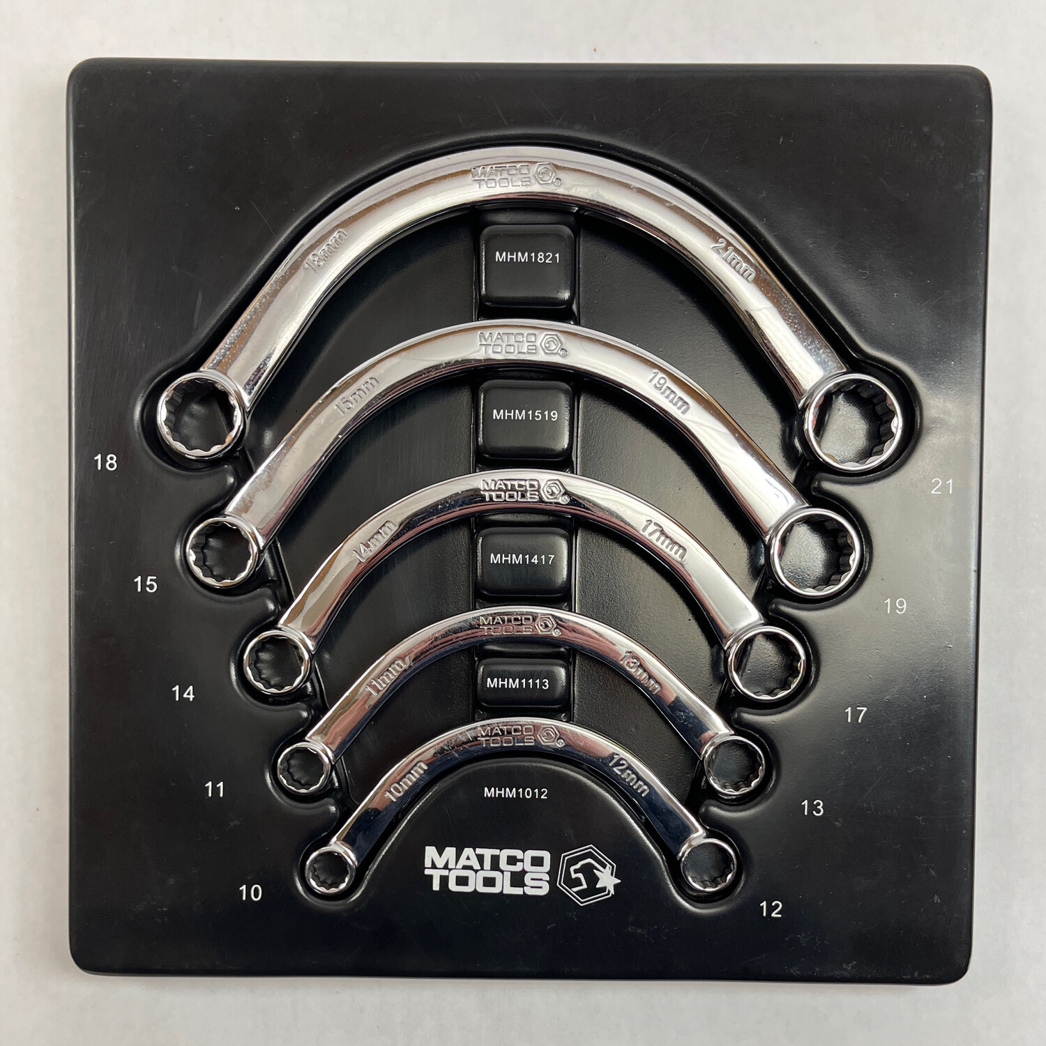 Matco Tools 5 Pc. Metric Half Moon Wrench Set, SMHM5T Shop Tool Swapper