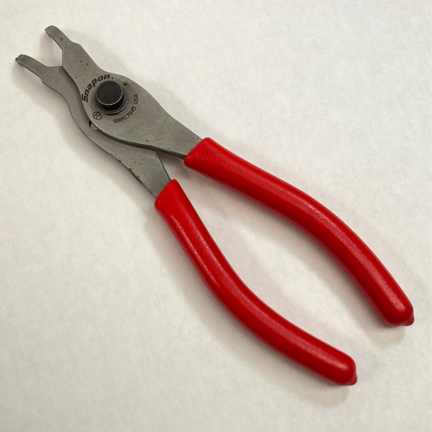 REPLACEABLE TIP RATCHETING LARGE RETAINING RING PLIERS - O 7301