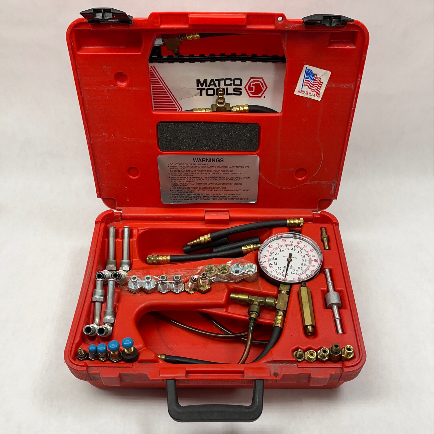 Matco Tools Deluxe Fuel Injector Tester Kit, FIT550 Shop Tool Swapper