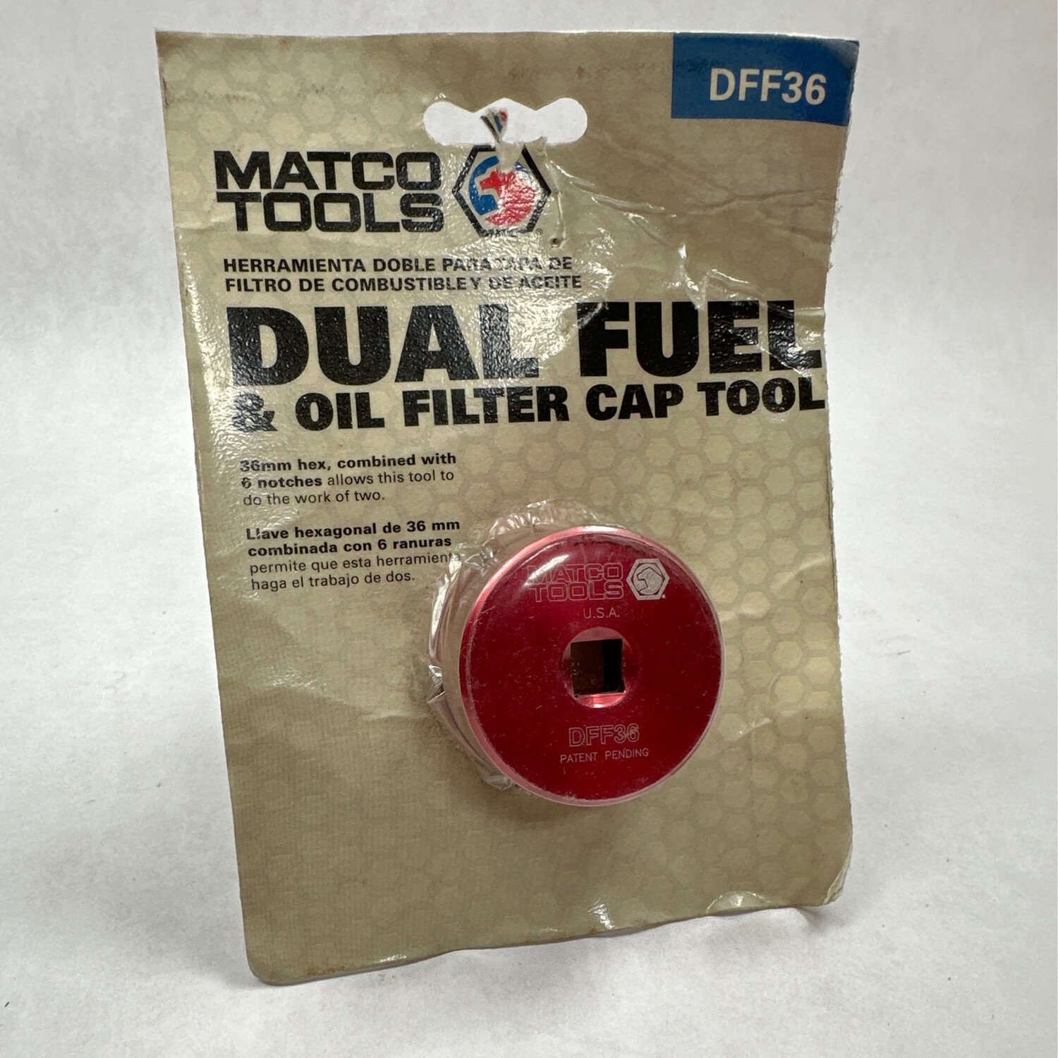 Matco Dual Fuel & Oil Filter Cap Tool, DFF36 Shop Tool Swapper