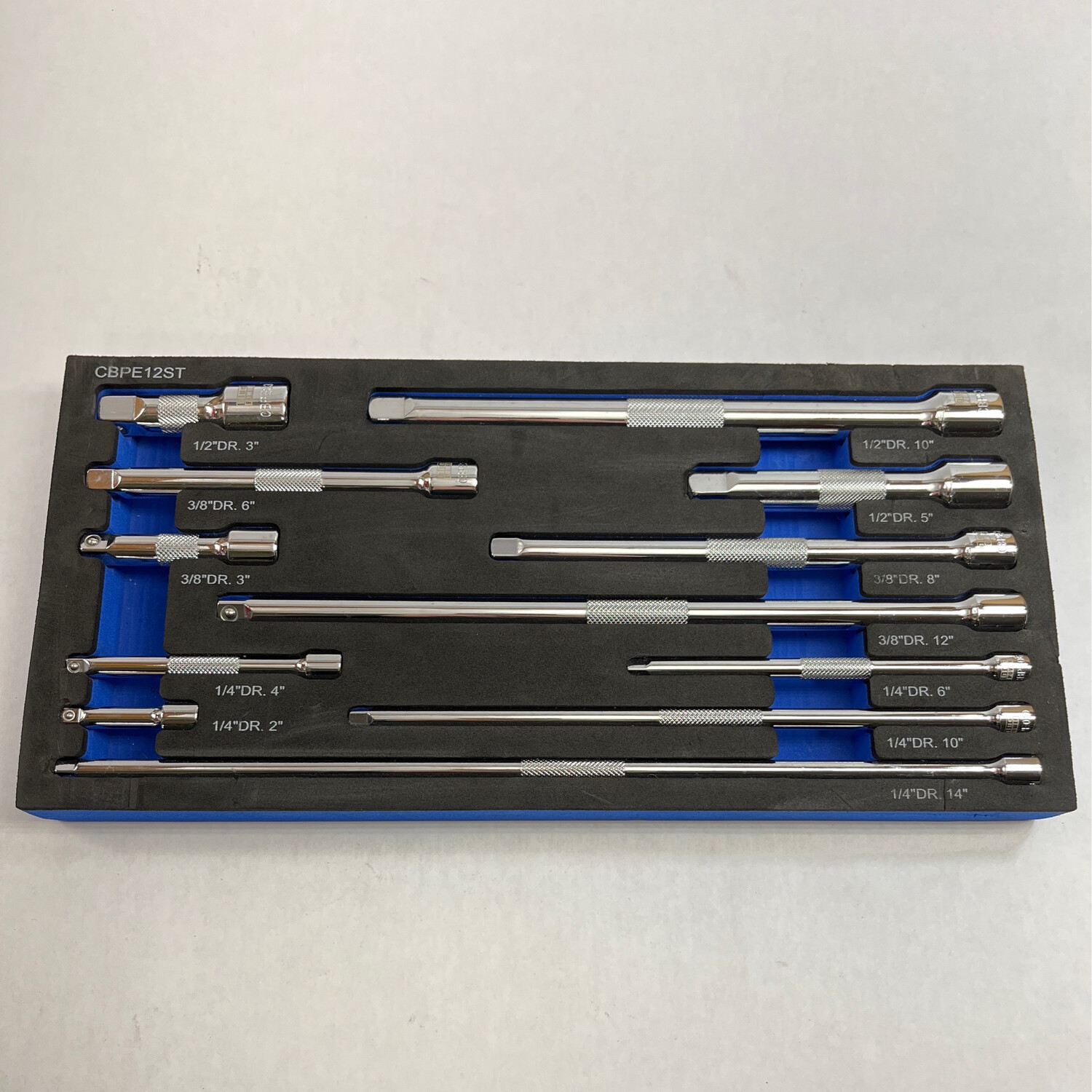 Cornwell Tools 12 Pc. Multi Drive Blue Power Extension Set, CBPE12ST