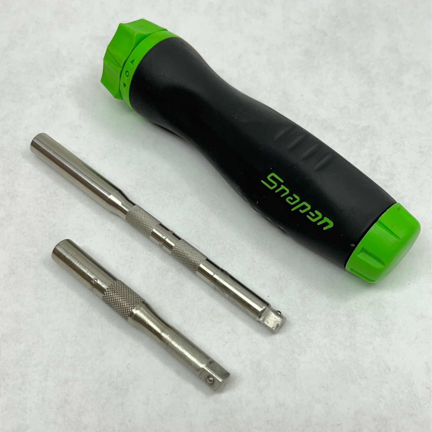 Snap On Soft Grip Standard Ratcheting Screwdriver with Two Shanks, SGDMRC4AG Shop Tool Swapper