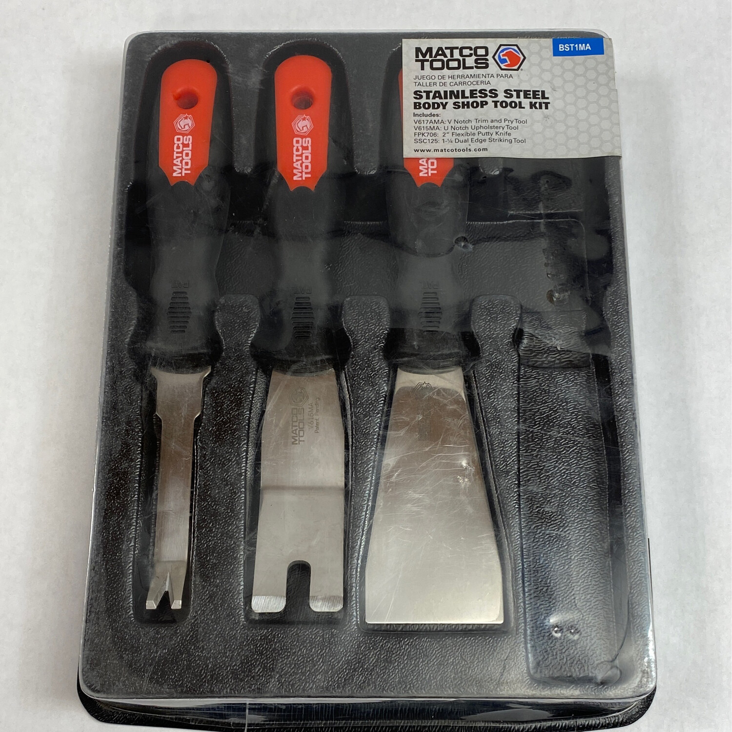 Matco Tools 4 Pc. Body Shop Tool Set, BST1MA Shop Tool Swapper