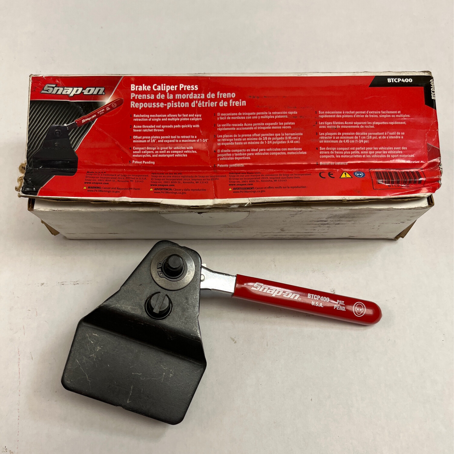 Snap On Brake Caliper Press, BTCP400 Shop Tool Swapper