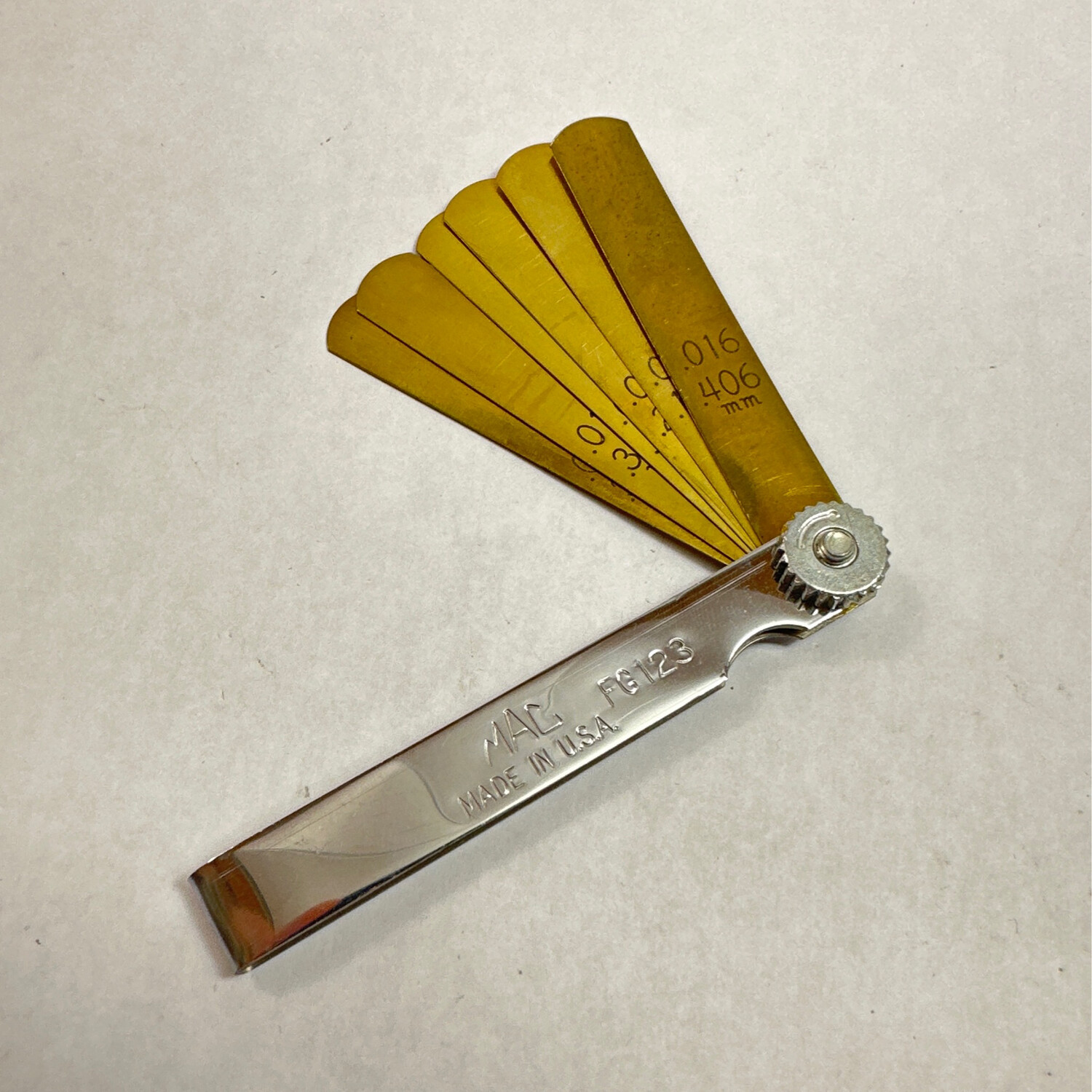 Mac Tools Feeler Gauge, FG123 Shop Tool Swapper