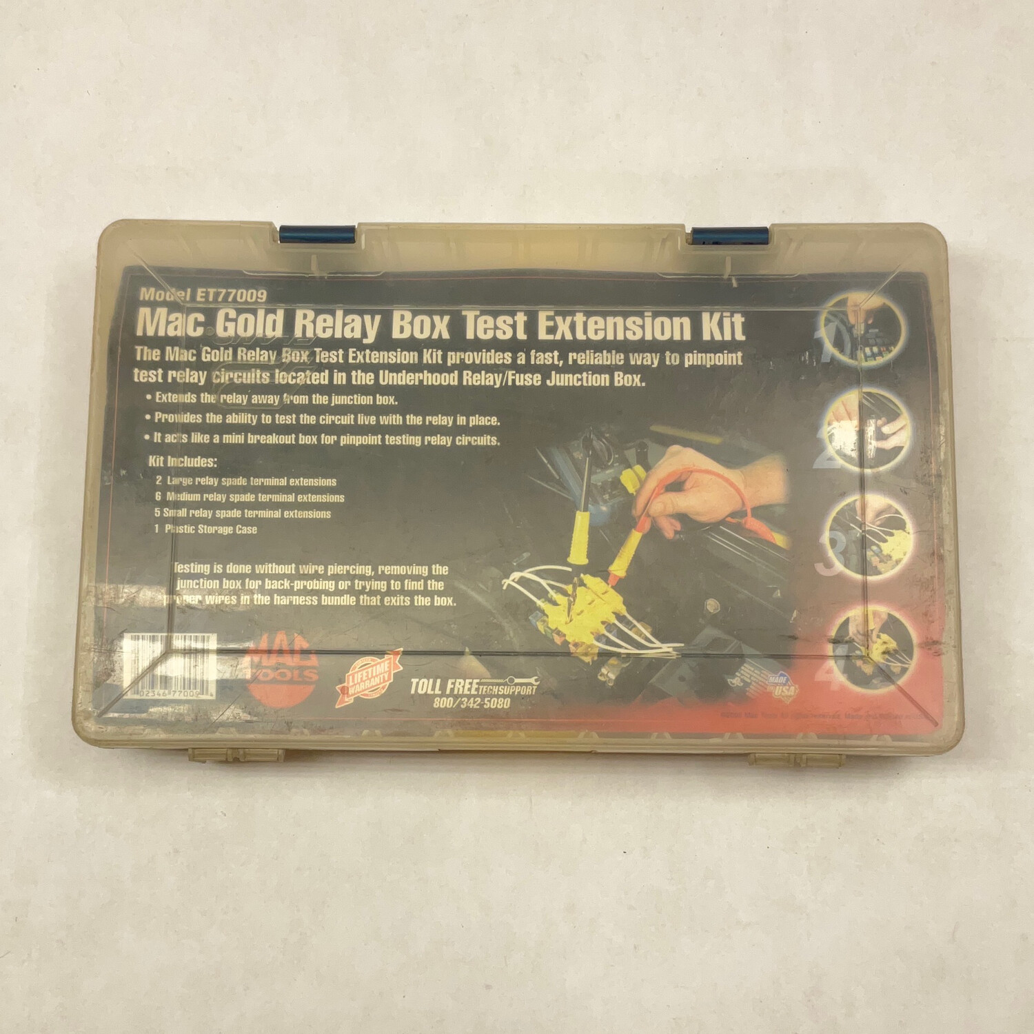 Mac Tools Gold Relay Box Test Extension Kit, ET77009 Shop Tool Swapper