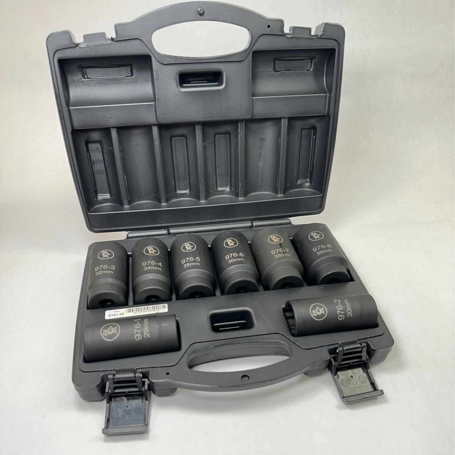 Cornwell 8pc 12Point Metric Axle Nut Socket Set, HR976 Shop Tool