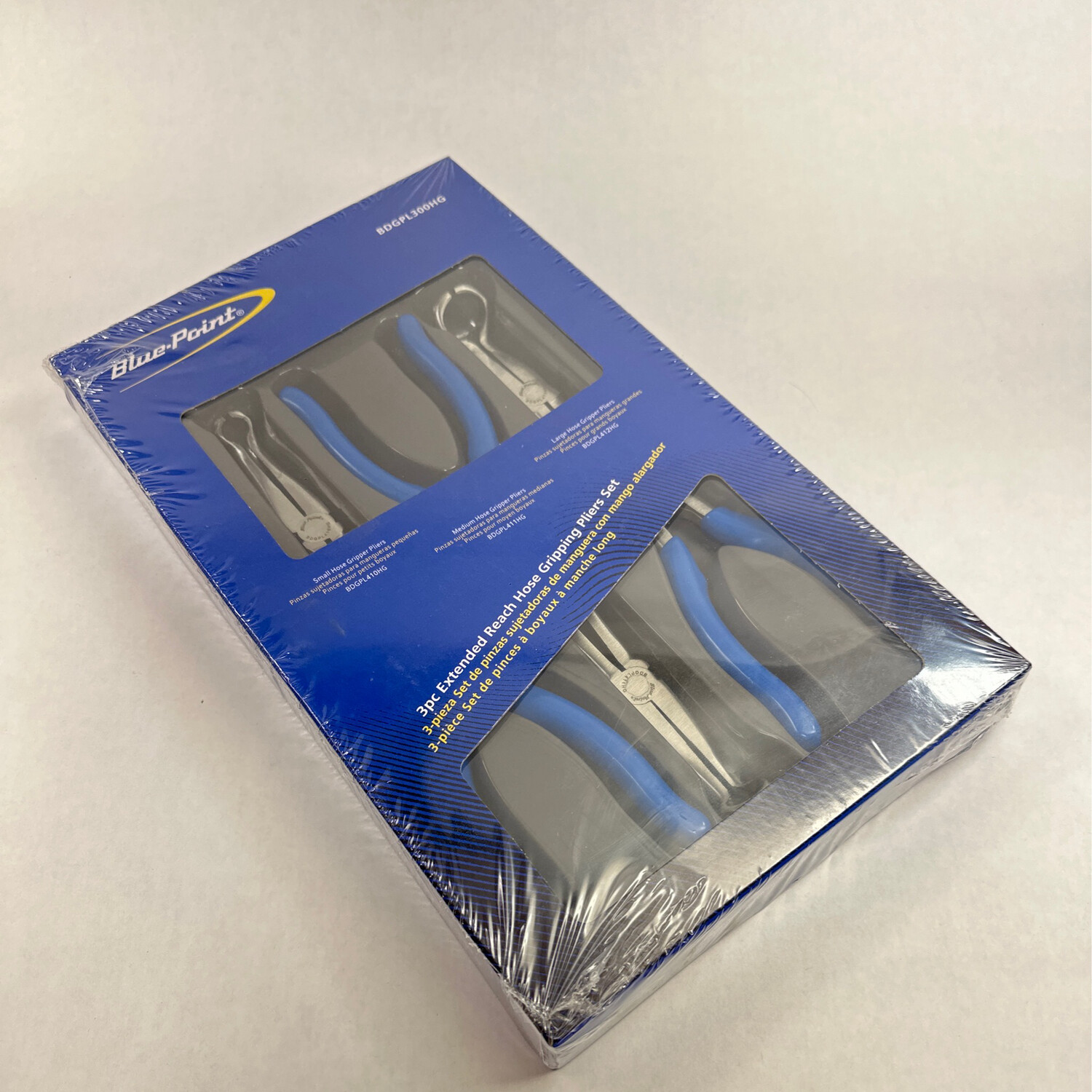 Blue Point 3pc Extended Reach Hose Gripping Pliers Set, BDGPL300HG