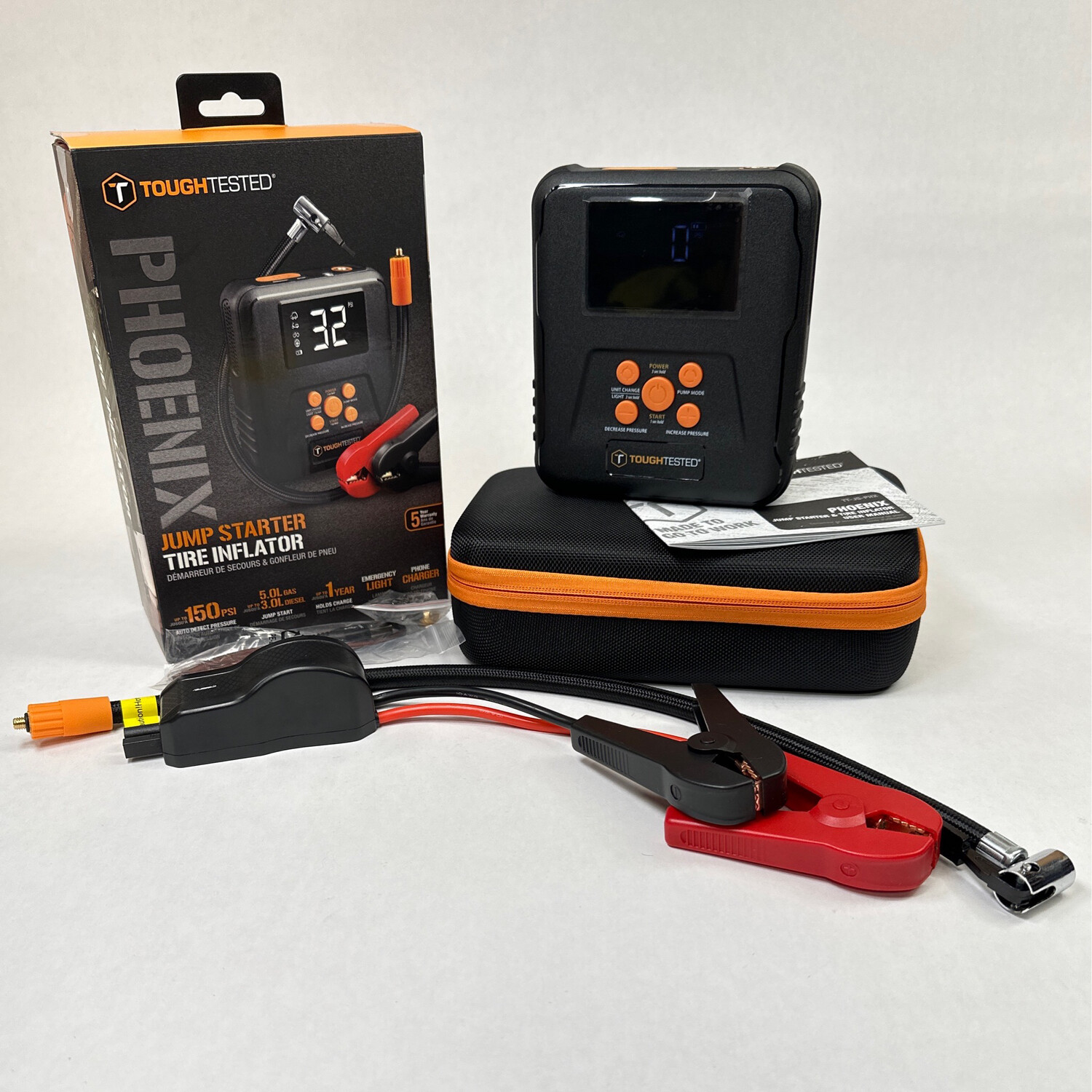 Tough Tested Jump Starter & Tire Inflator Shop Tool Swapper