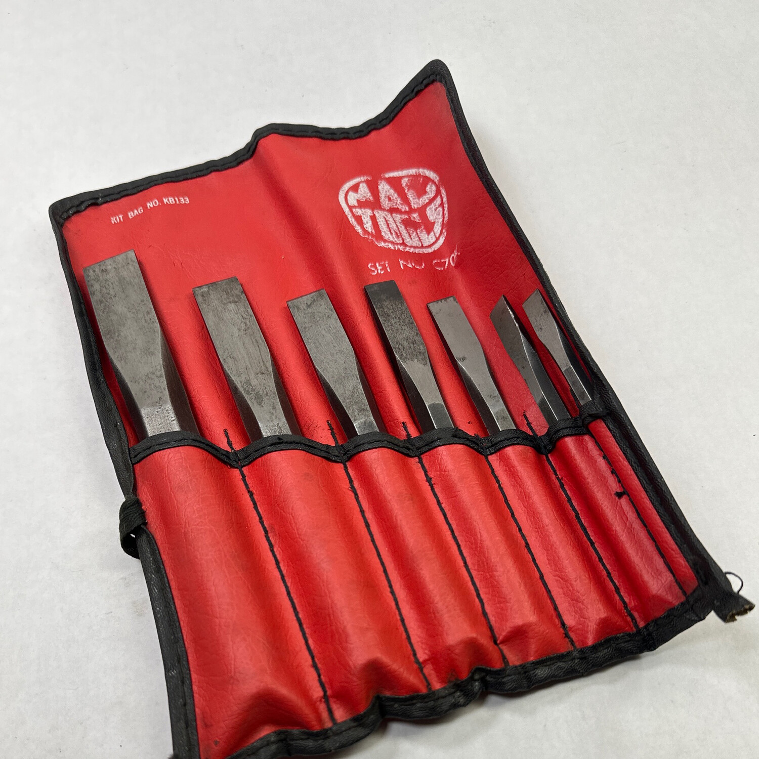 Mac Tools 7pc Flat Tip Chisel Set Shop Tool Swapper