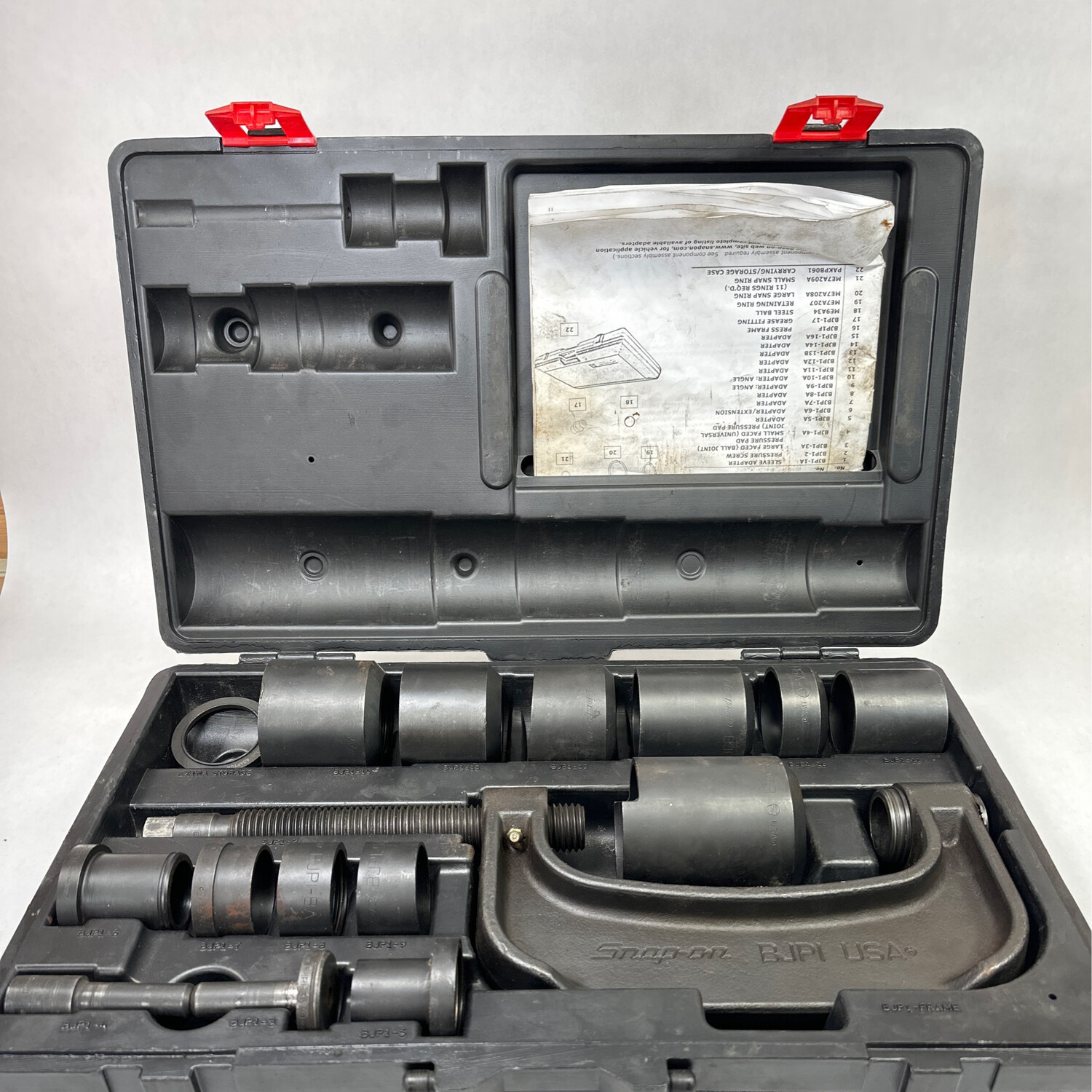 Snap On Master Ball Joint/ Universal Joint Press Set, BJP1 Shop