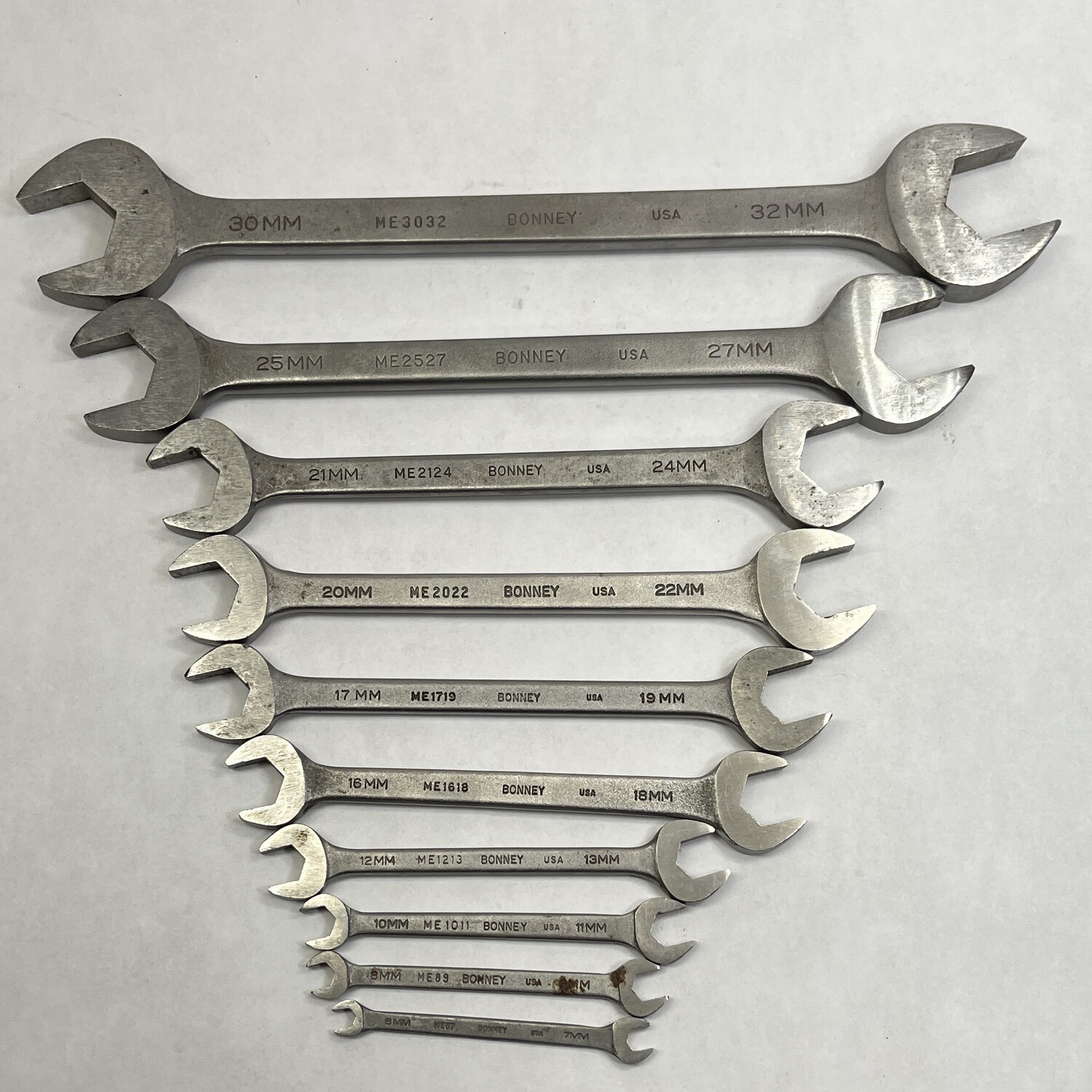 Bonney 10pc OpenEnd Metric Wrench Set (6mm32mm) Shop Tool Swapper