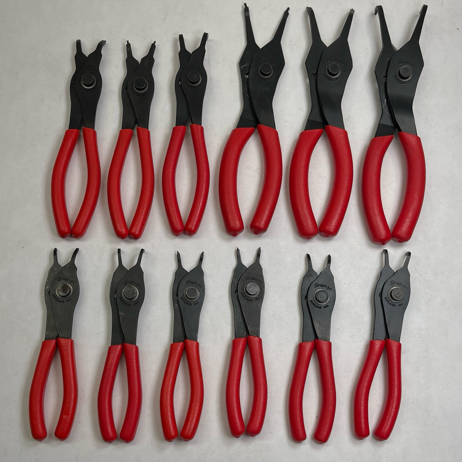 Snap On 12pc Master Snap Ring Plier Set Shop Tool Swapper