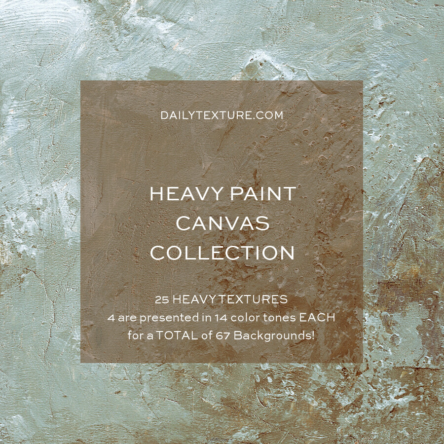 Heavy Paint Canvas Texture Collection