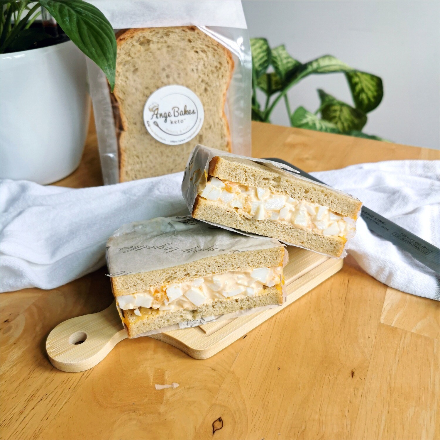 Keto Egg Mayo Sandwich